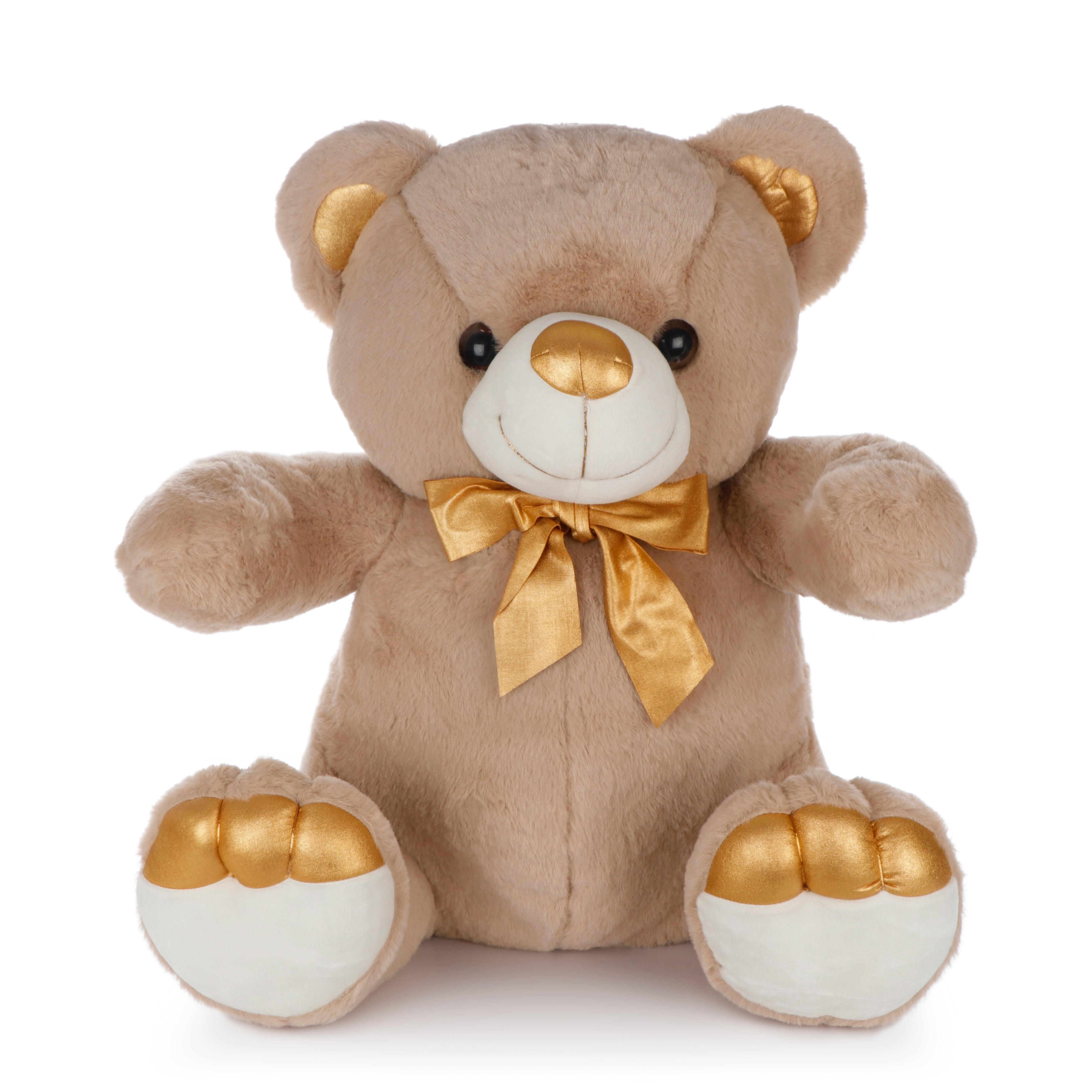 Archies | Archies Soft Toys, Teddy Bear For Girls, Soft Toys Boyfriend, Husband For Kids, Birthday Gift For Girls,Wife,   Brown Teddy Bear with Golden Paws - 50CM