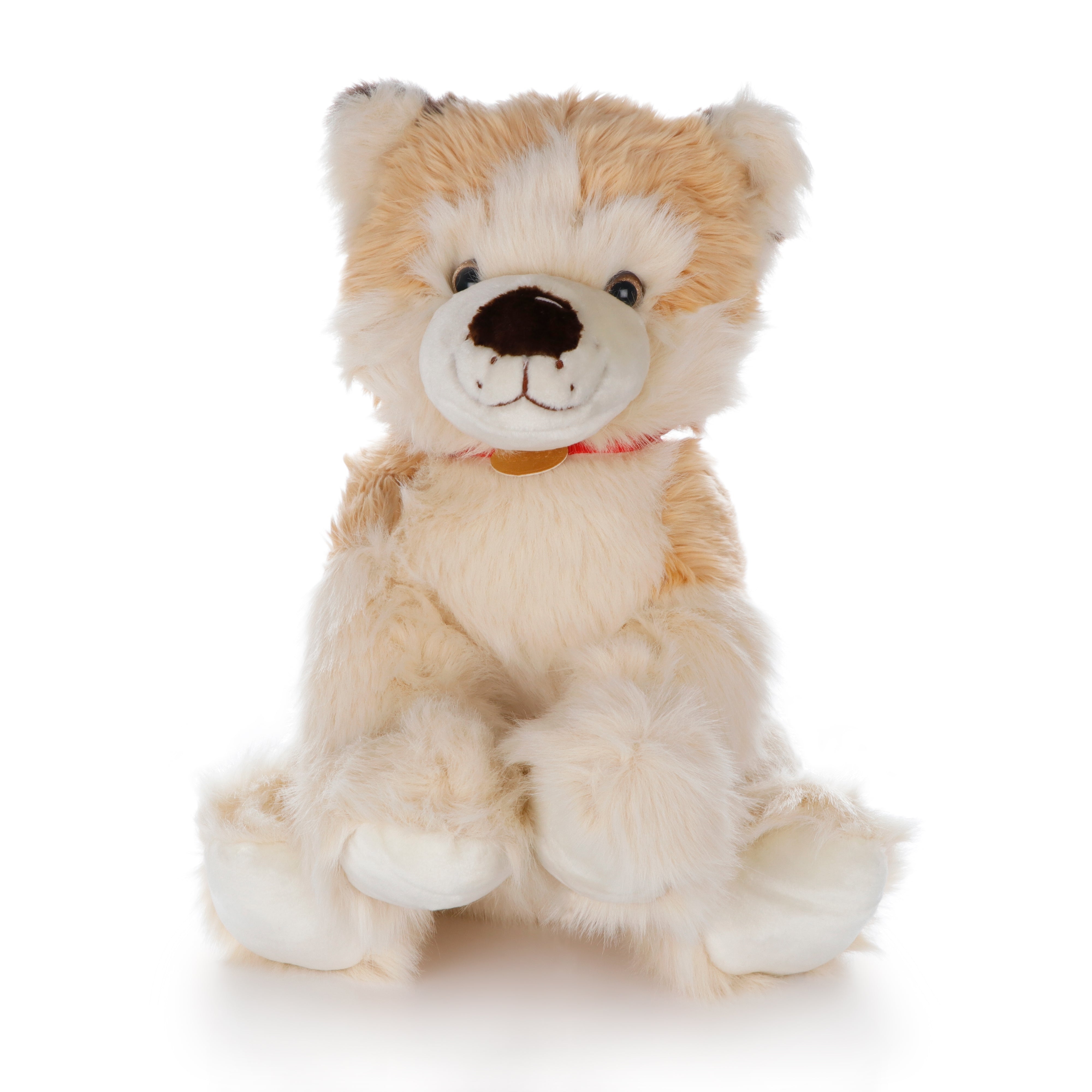 Archies | Archies Beige Soft Toys, Teddy Bear For Girls, Soft Toys Boyfriend, Husband For Kids, Birthday Gift For Girls,Wife,   (Dog with Woof Tag -50CM)
