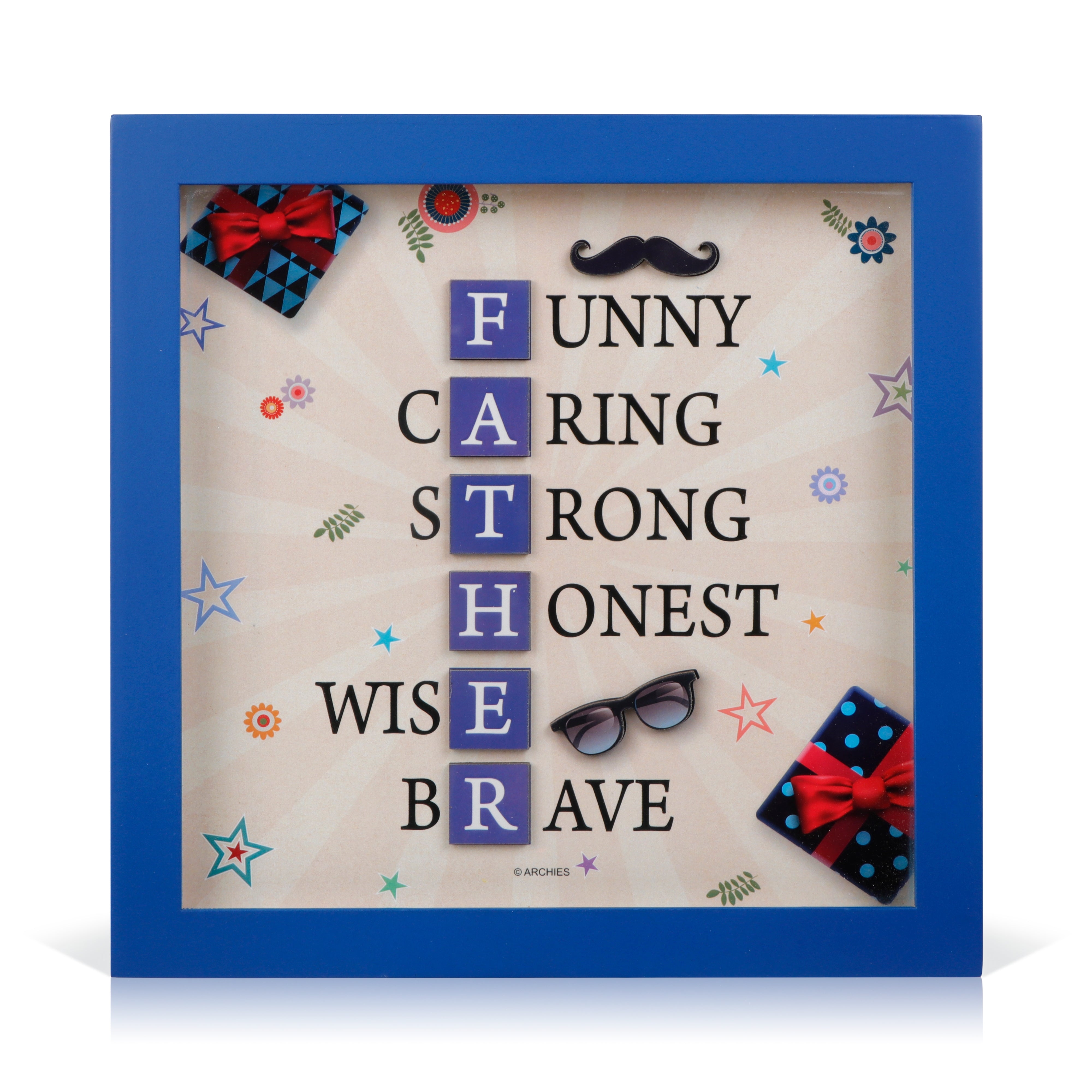 Archies | Archies KEEPSAKE QUOTATION - FUNNY FATHER For gifting and Home décor