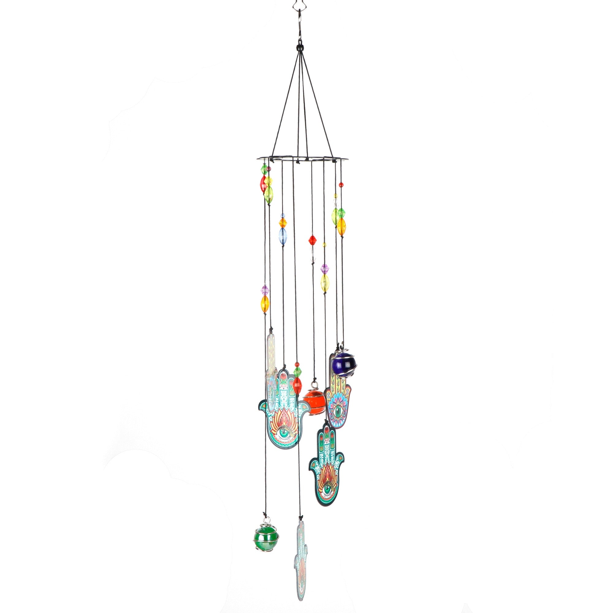 Archies | Archies KEEPSAKE Metal Wind Chimes with 4 Bells with Door Hanger Wall wind chime 55CM Multicolor