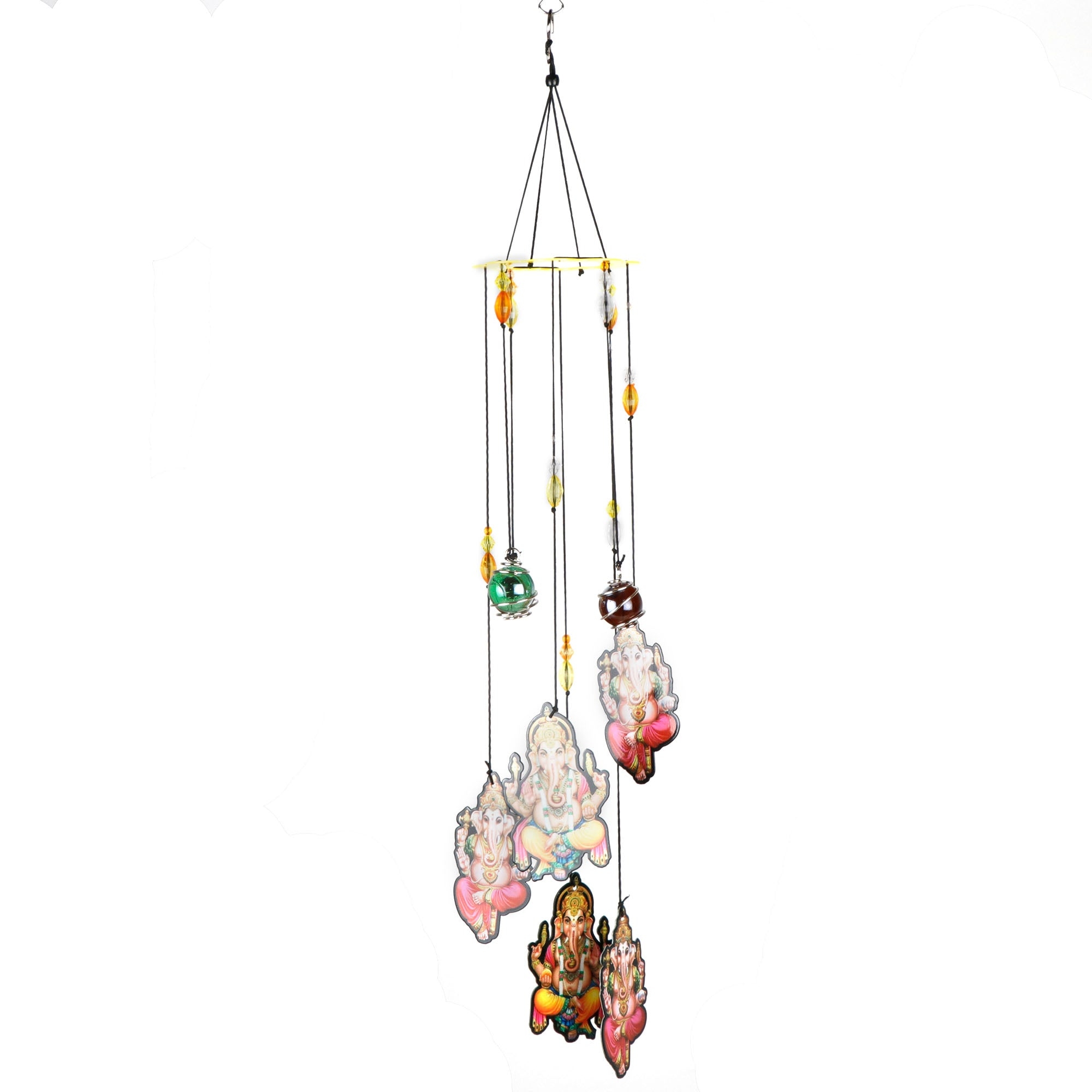 Archies | Archies KEEPSAKE Metal Wind Chimes with 4 Bells with Door wind chain Wall Hanger 55CM Multicolor