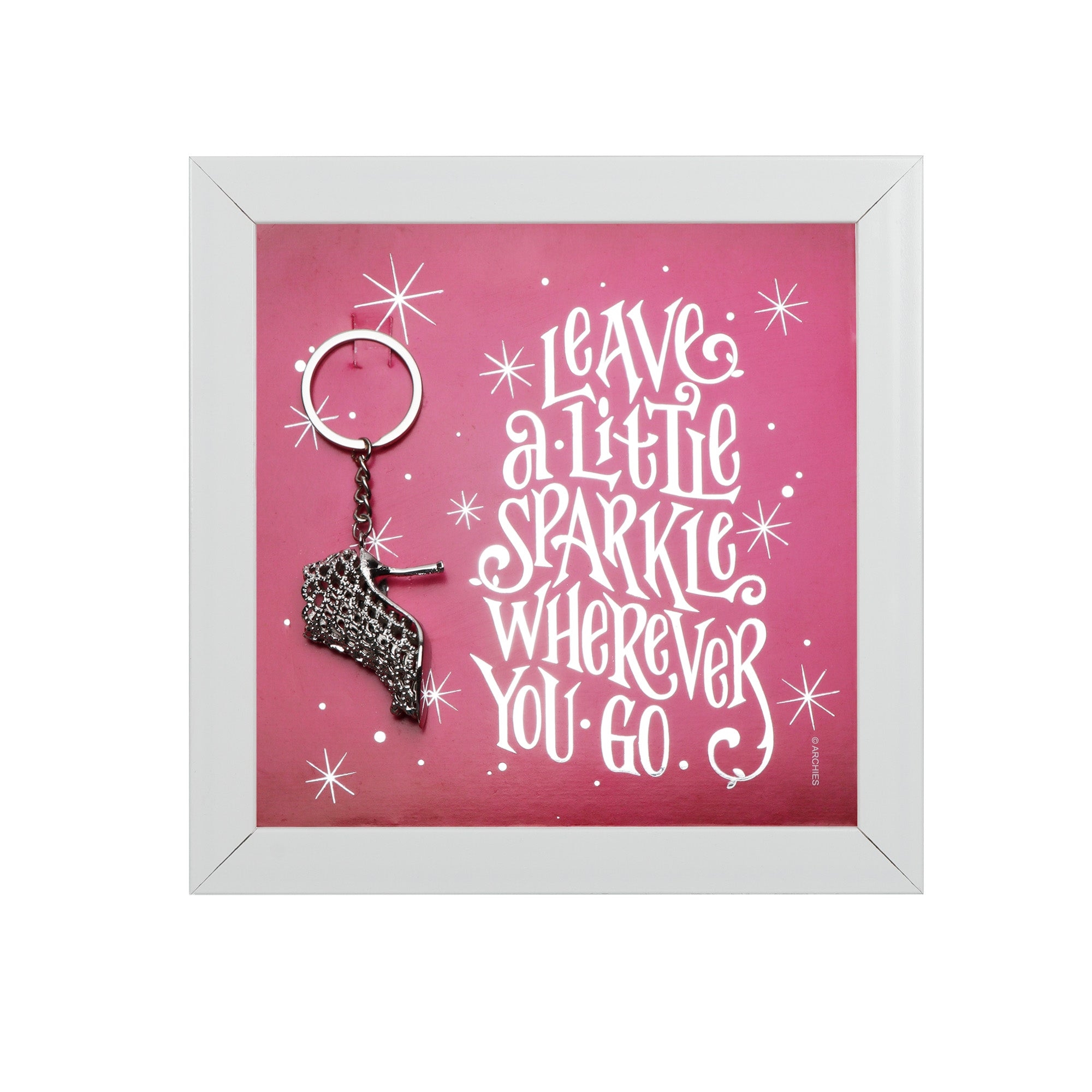 Archies | Archies KEEPSAKE QUOTATION- LEAVE A LILL SPARKEL YOU GO For gifting and Home décor