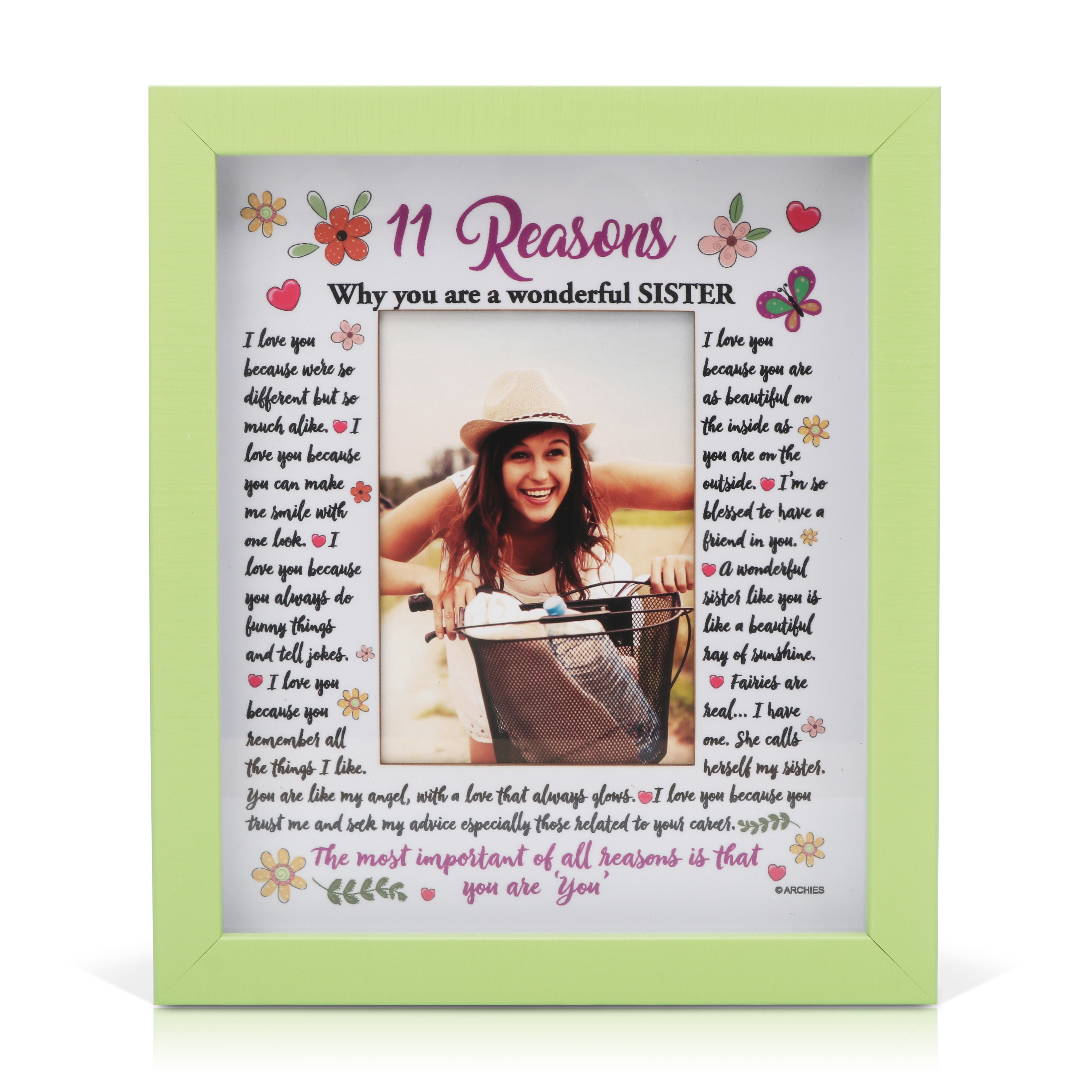 Archies | Archies Wooden Photo Frame for Wonderful Sister