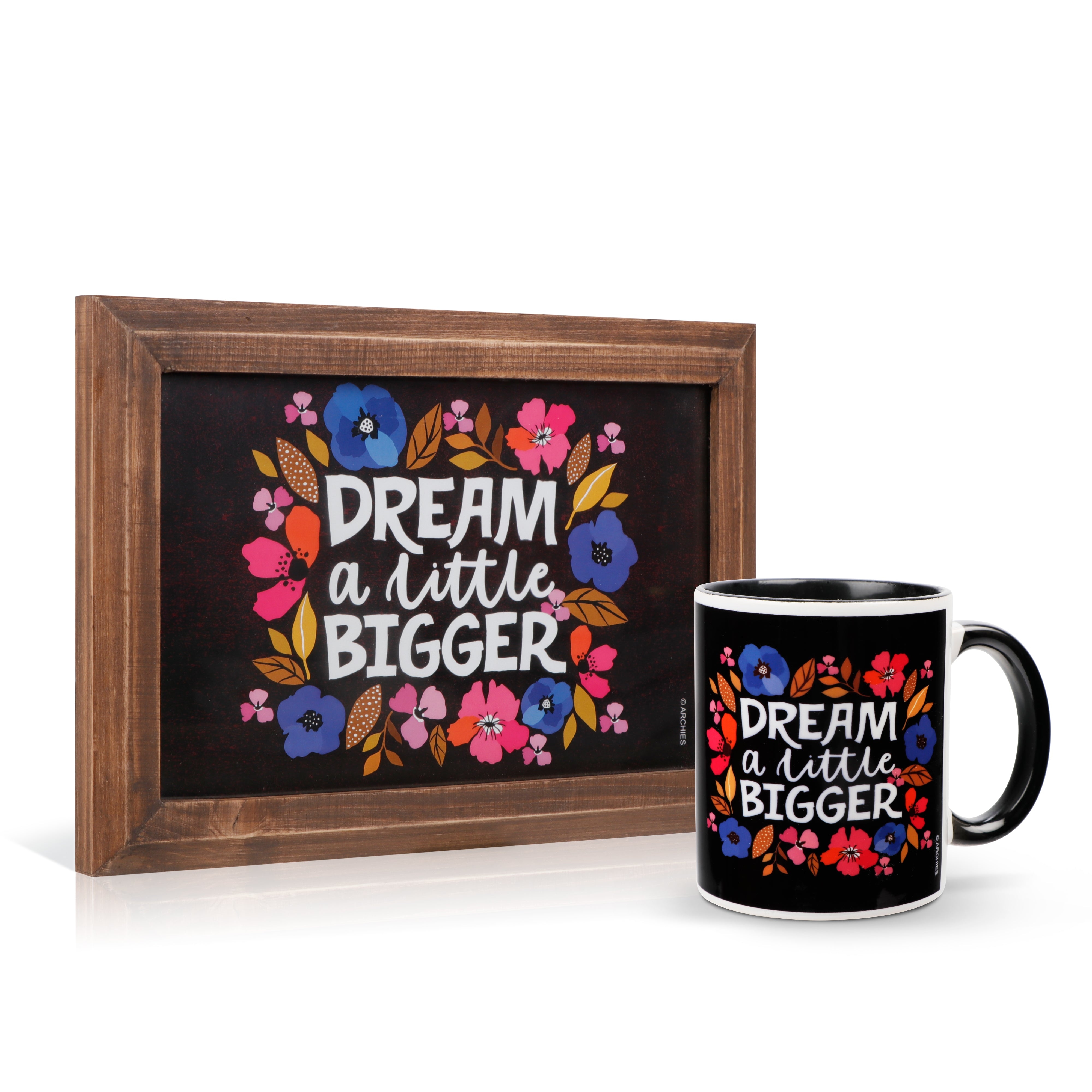 Archies | Archies KEEP SAKE Combo Gift with Ceramic Mug and Elevated Initial Quotatio- DREAM a little BIGGER