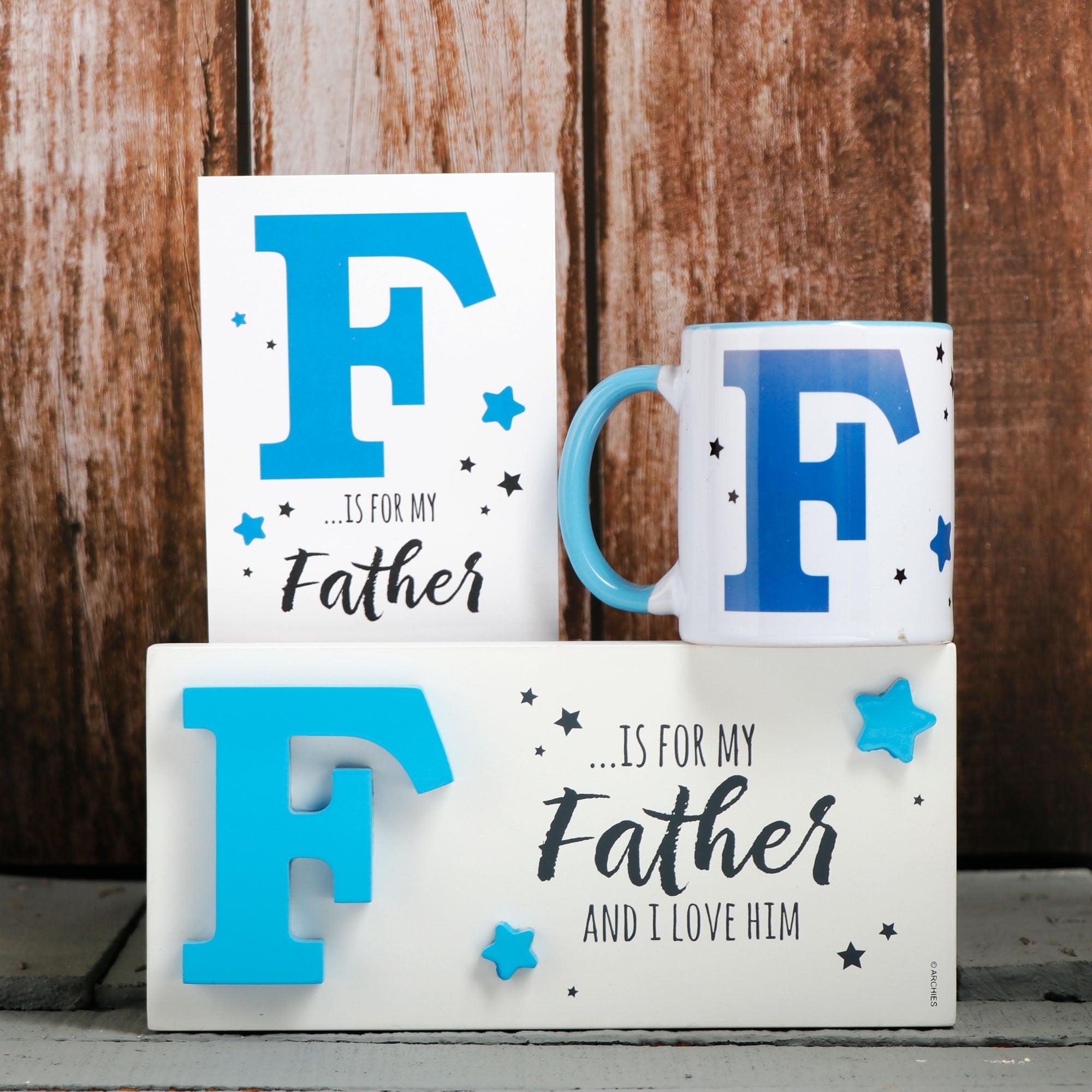 Archies | Archies KEEP SAKE Father's Day Gift Combo with Ceramic Mug and Elevated Initial Quotation - with a FREE GREETING CARD