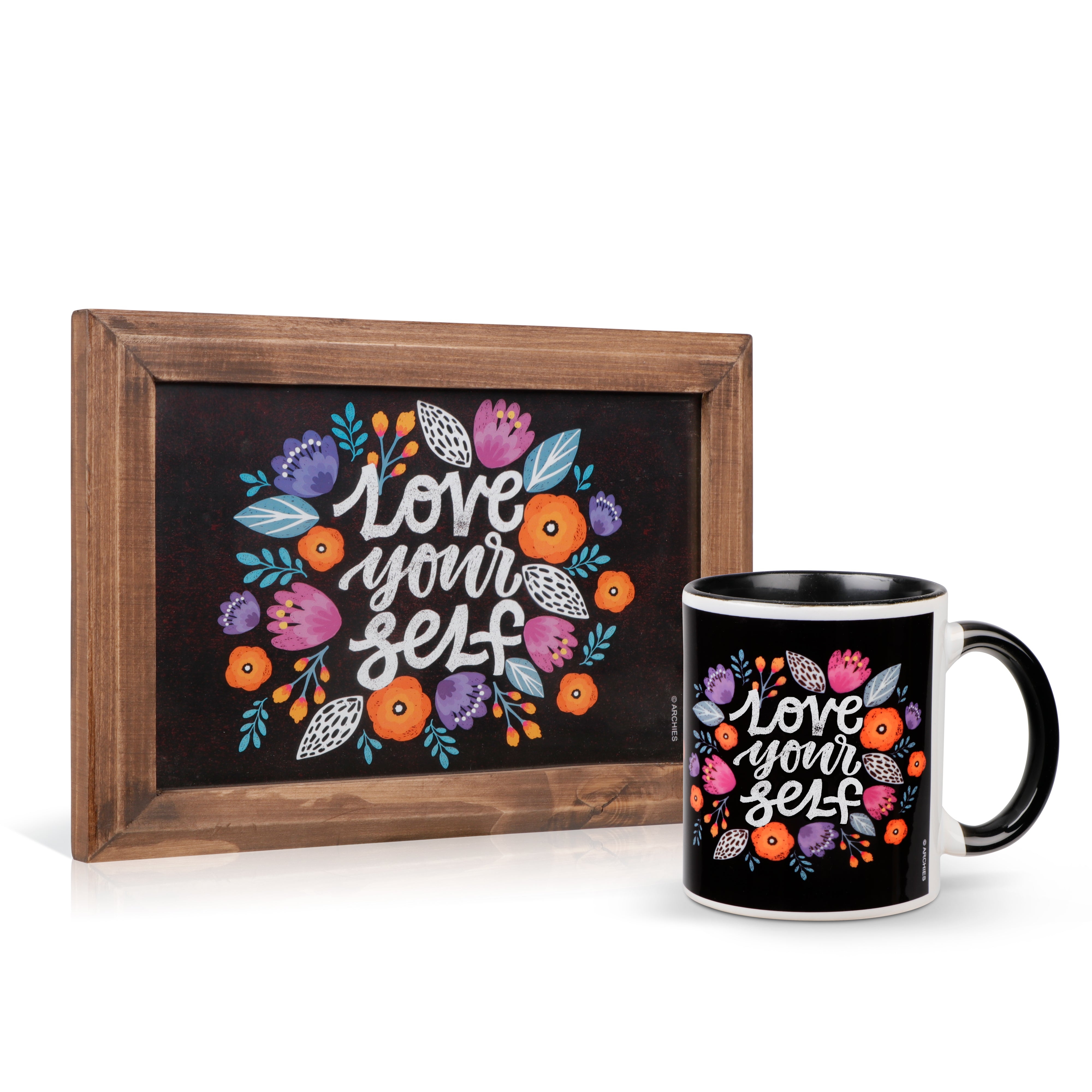 Archies | Archies KEEP SAKE Combo Gift with Ceramic Mug and Elevated Initial Quotatio- LOVE your SELF