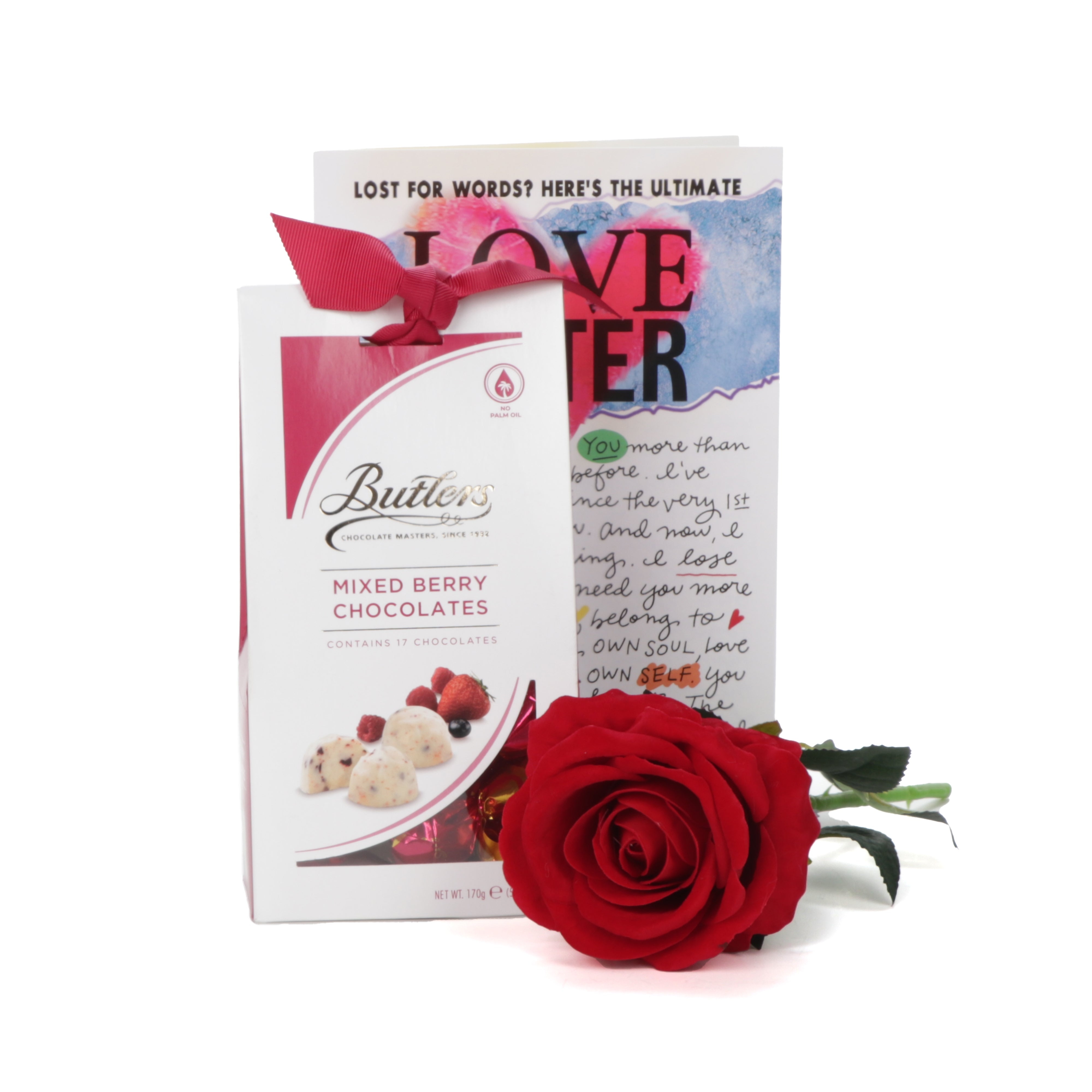 Archies | Archies valentine Gift pack Berry Butler Chocolate with Rose