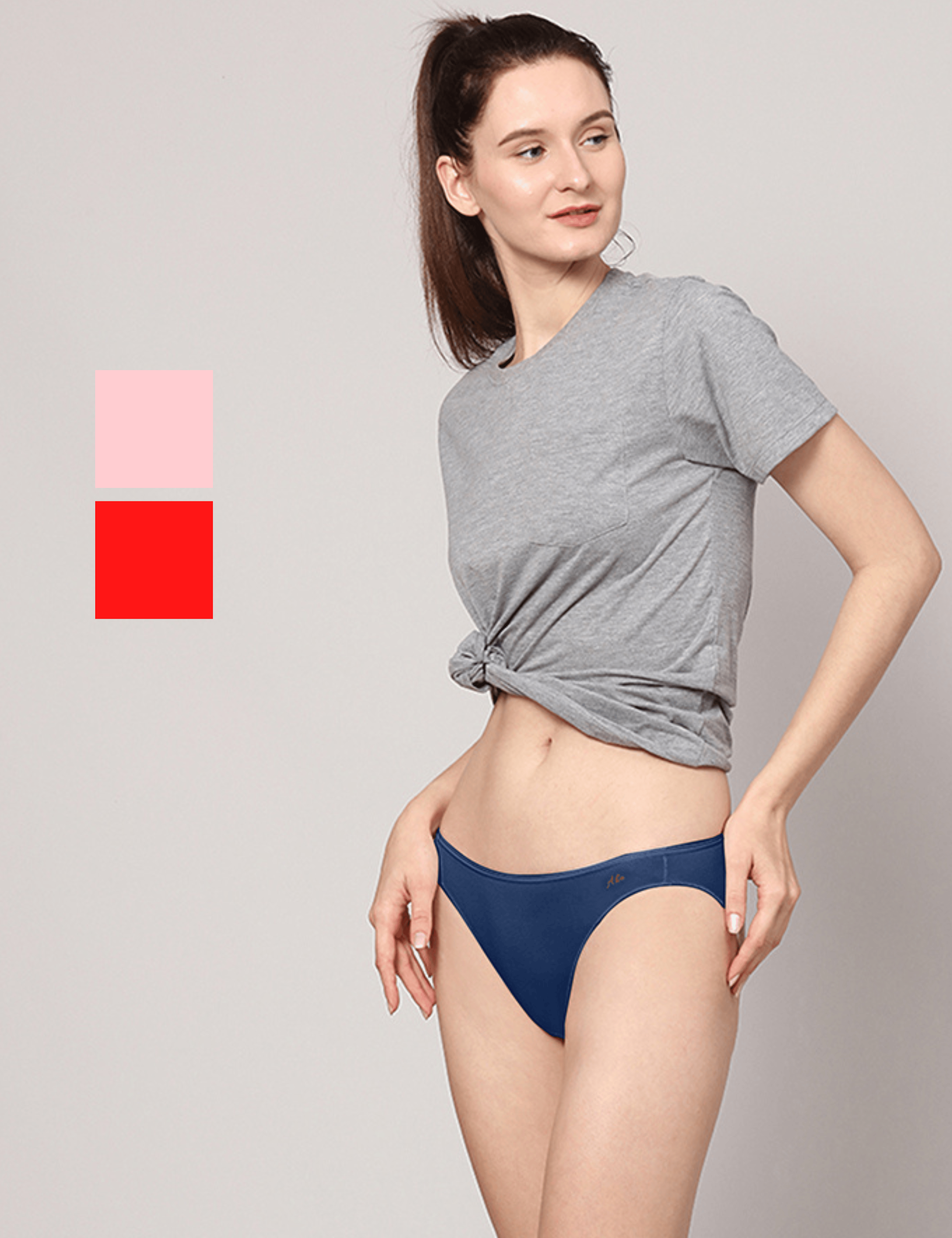AshleyandAlvis | AshleyandAlvis Women's Panties Micro Modal, Anti Bacterial, Skinny Soft, Premium Bikini-No Itching, Sweat Proof, Double In-seam Gusset
