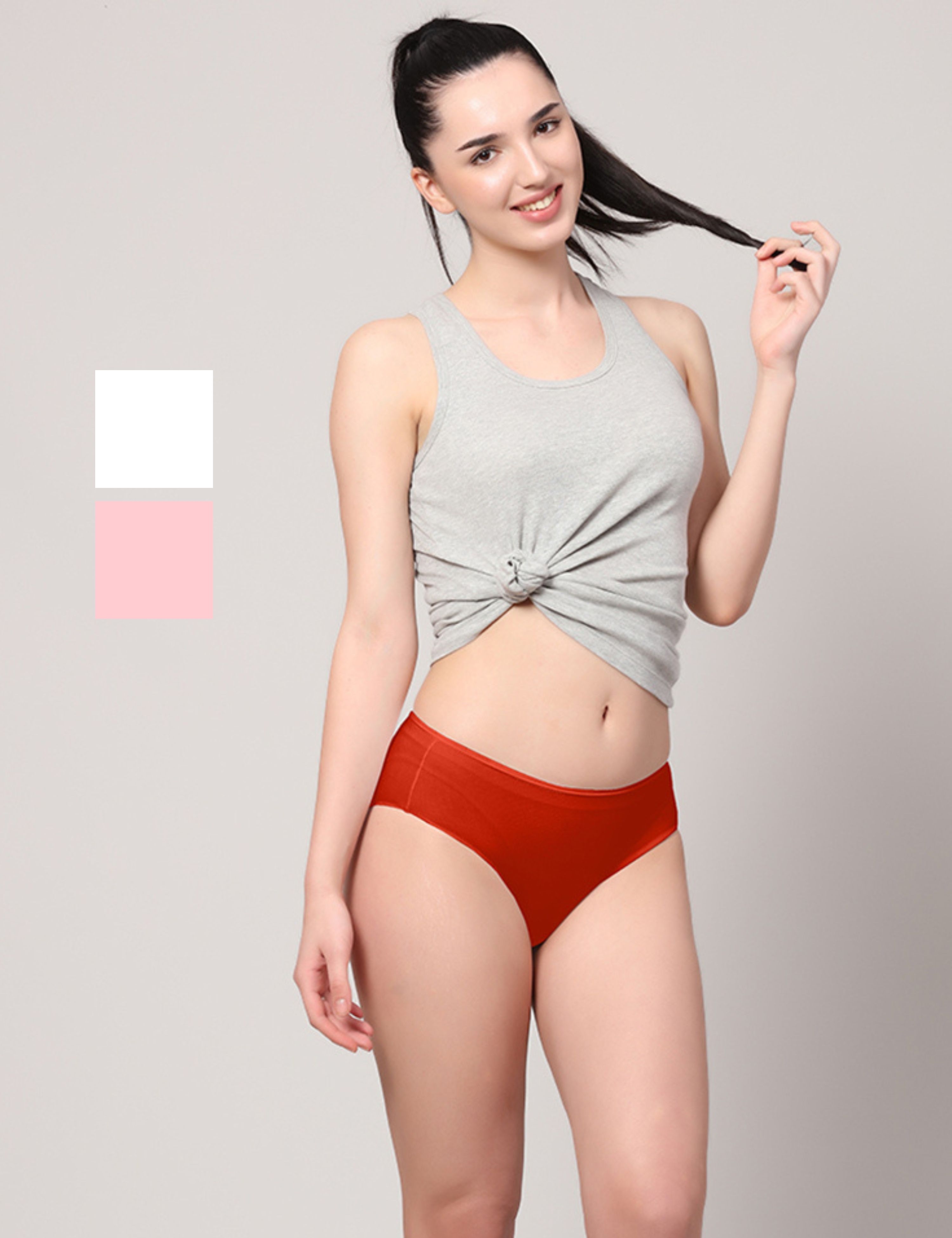 AshleyandAlvis | AshleyandAlvis Women's Panties Micro Modal, Anti Bacterial, Skinny Soft, Premium Hipster  -No Itching, Sweat Proof, Double In-seam Gusset