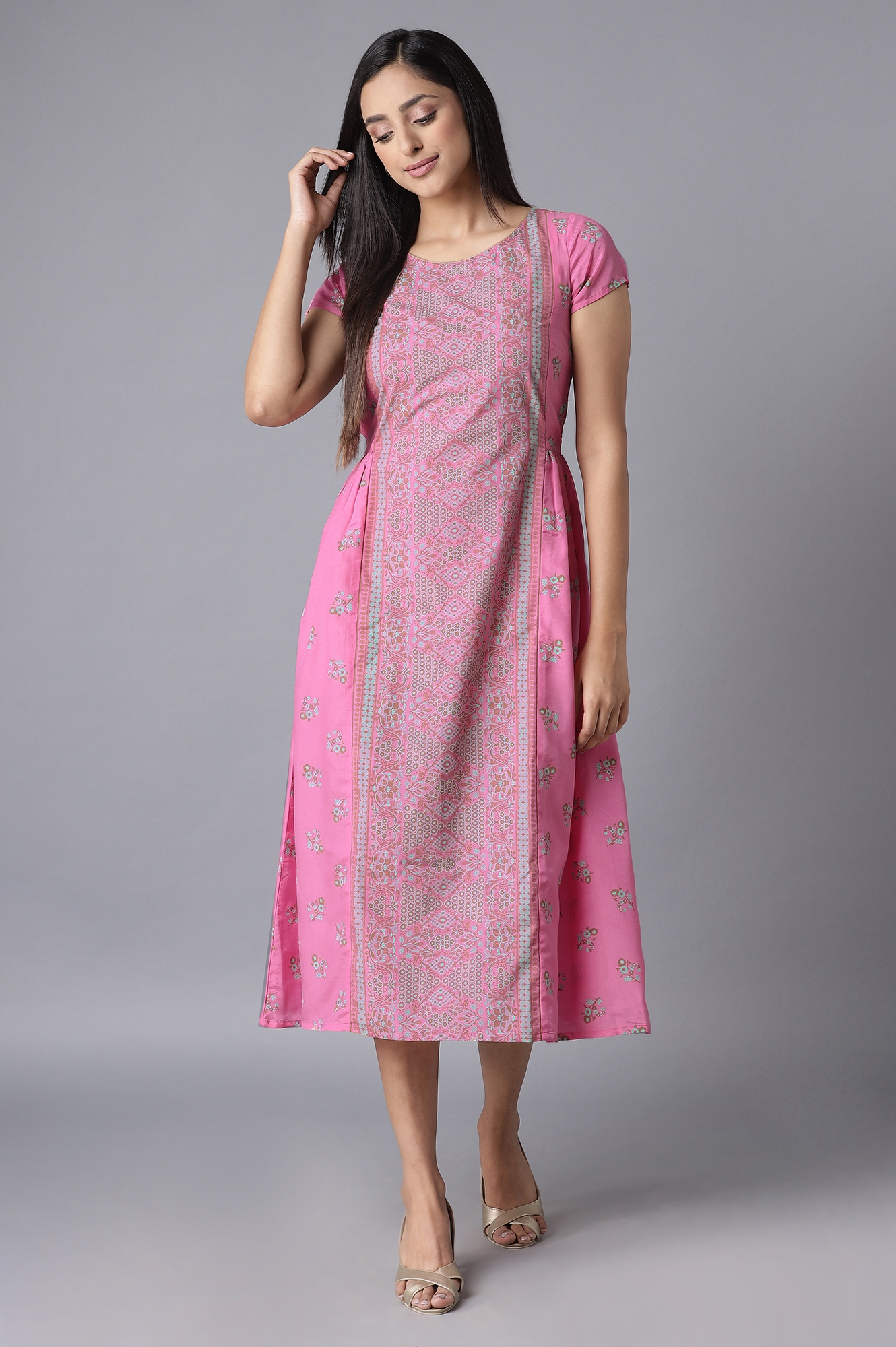 Aurelia | Aure By Aurelia Pink Ethnic Dress