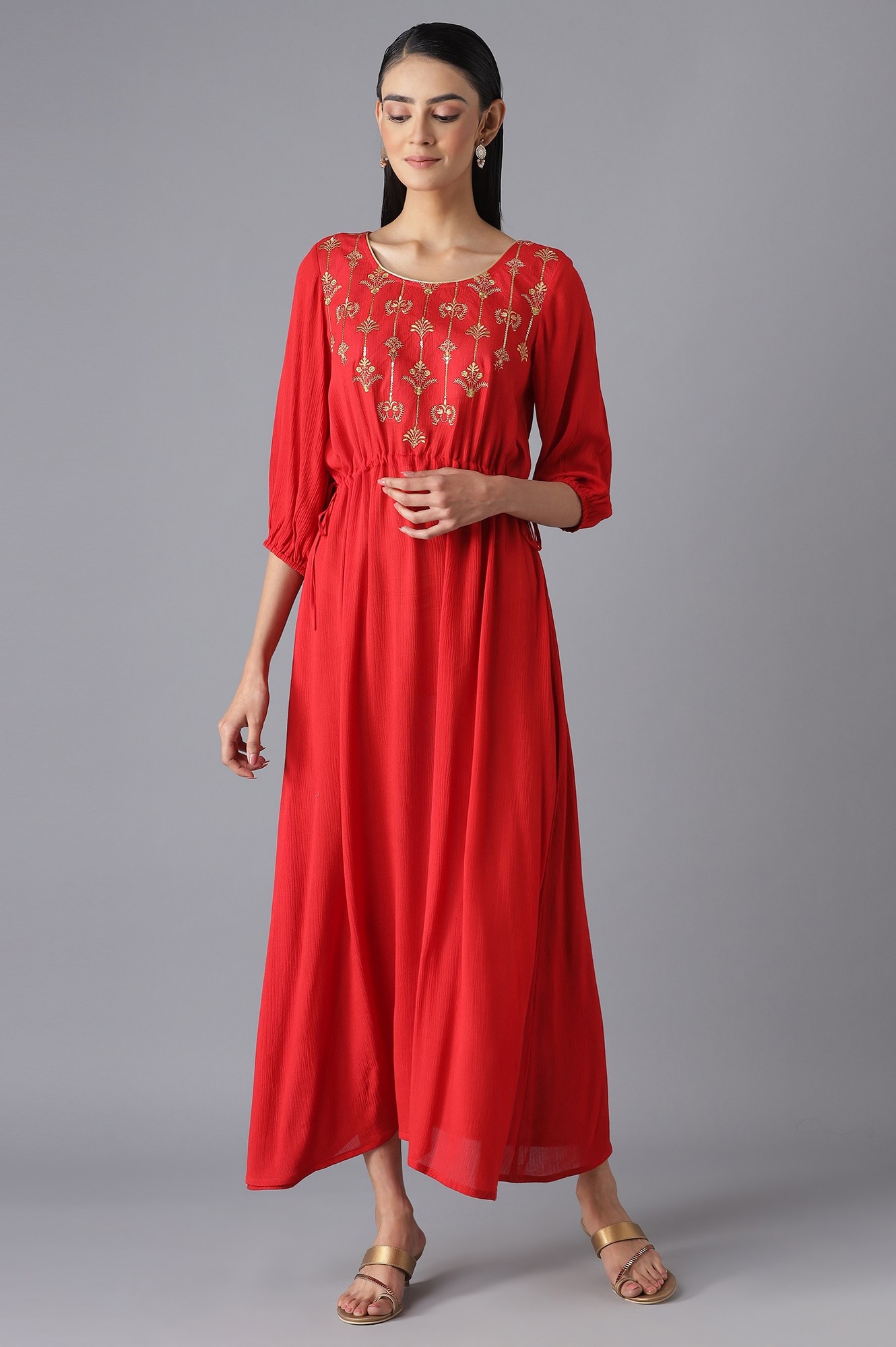 Aurelia | Red Flared Dress