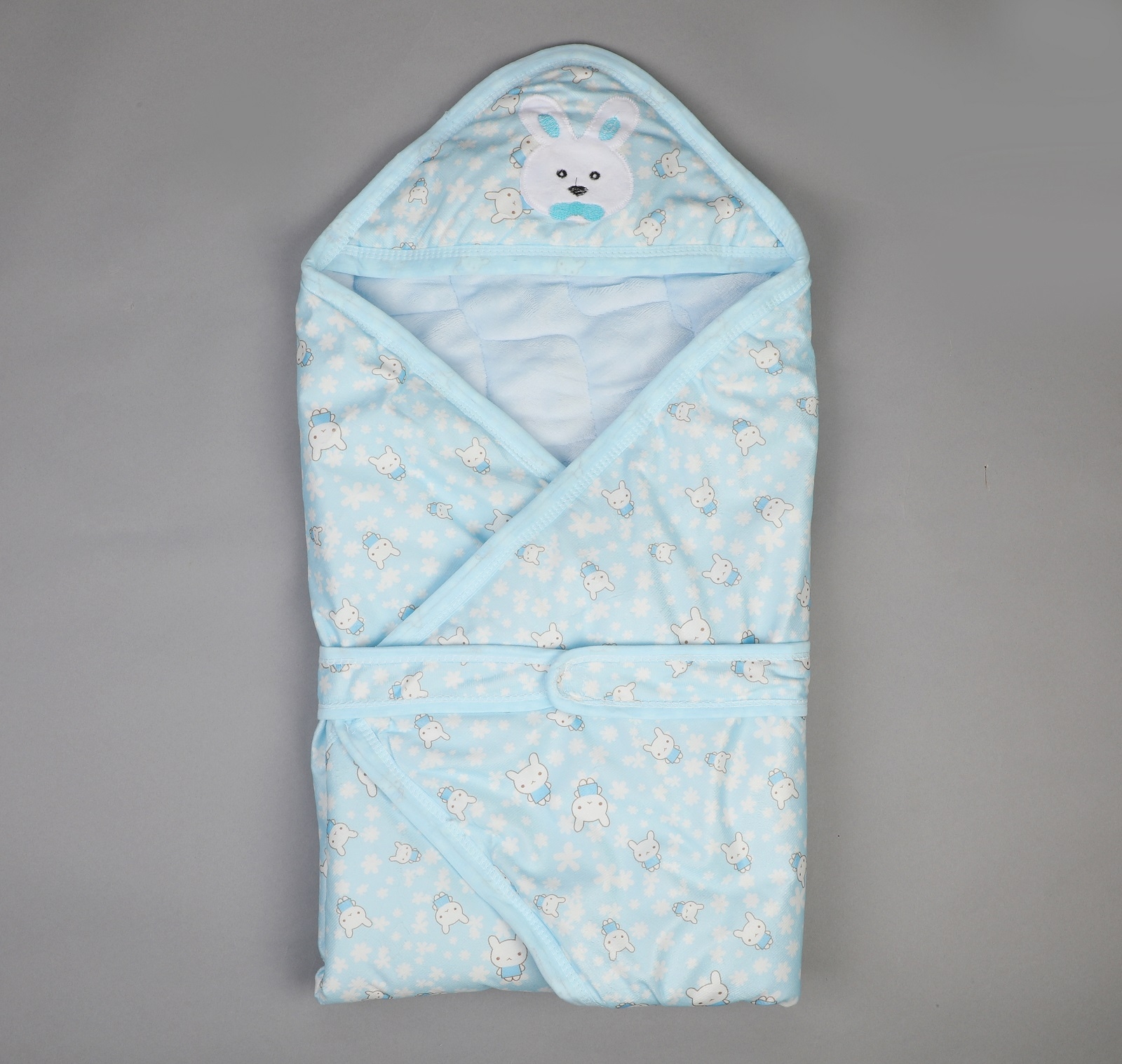 Kidbea | Kidbea 3-in1 Baby Sleeping Bag/Wrapper with Hood - Bunny