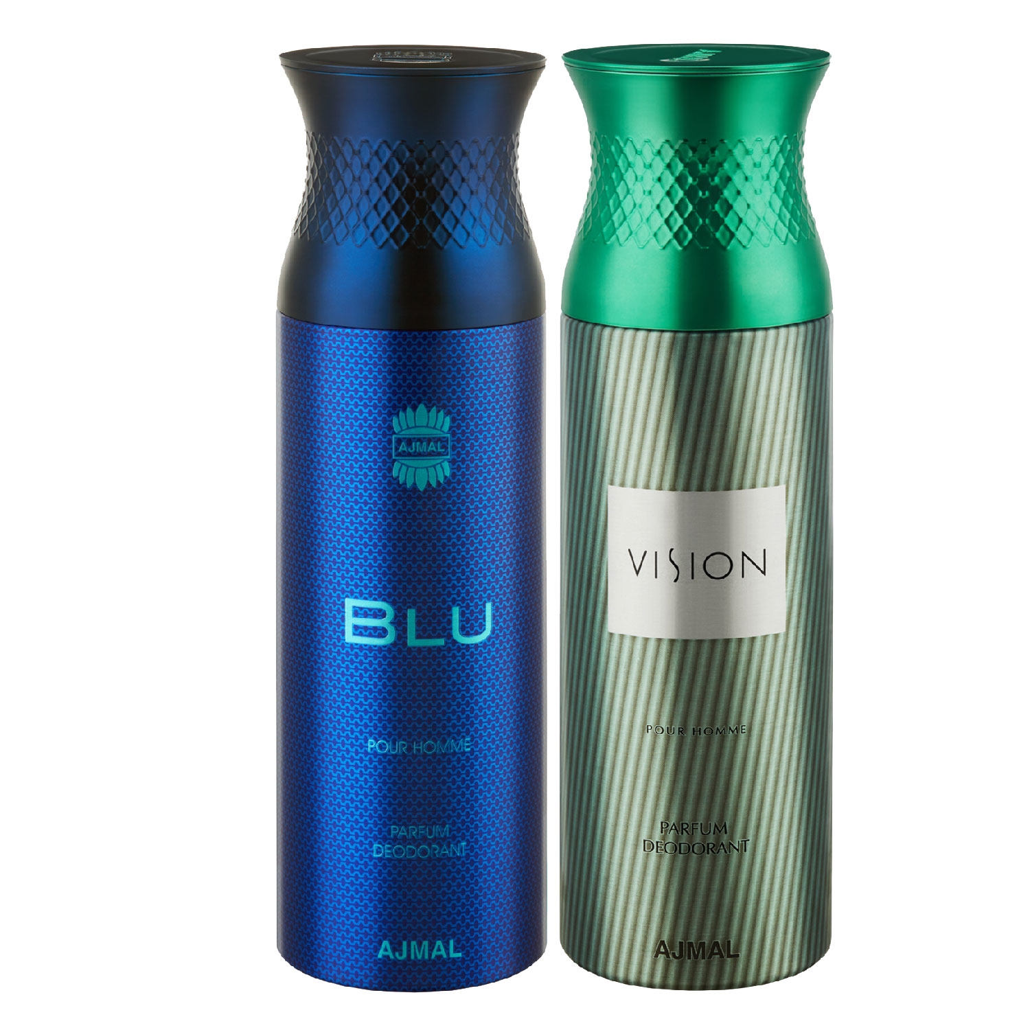 Ajmal | Ajmal Blu & Vision Deodorants Gift For Men (200 ml, Pack of 2)