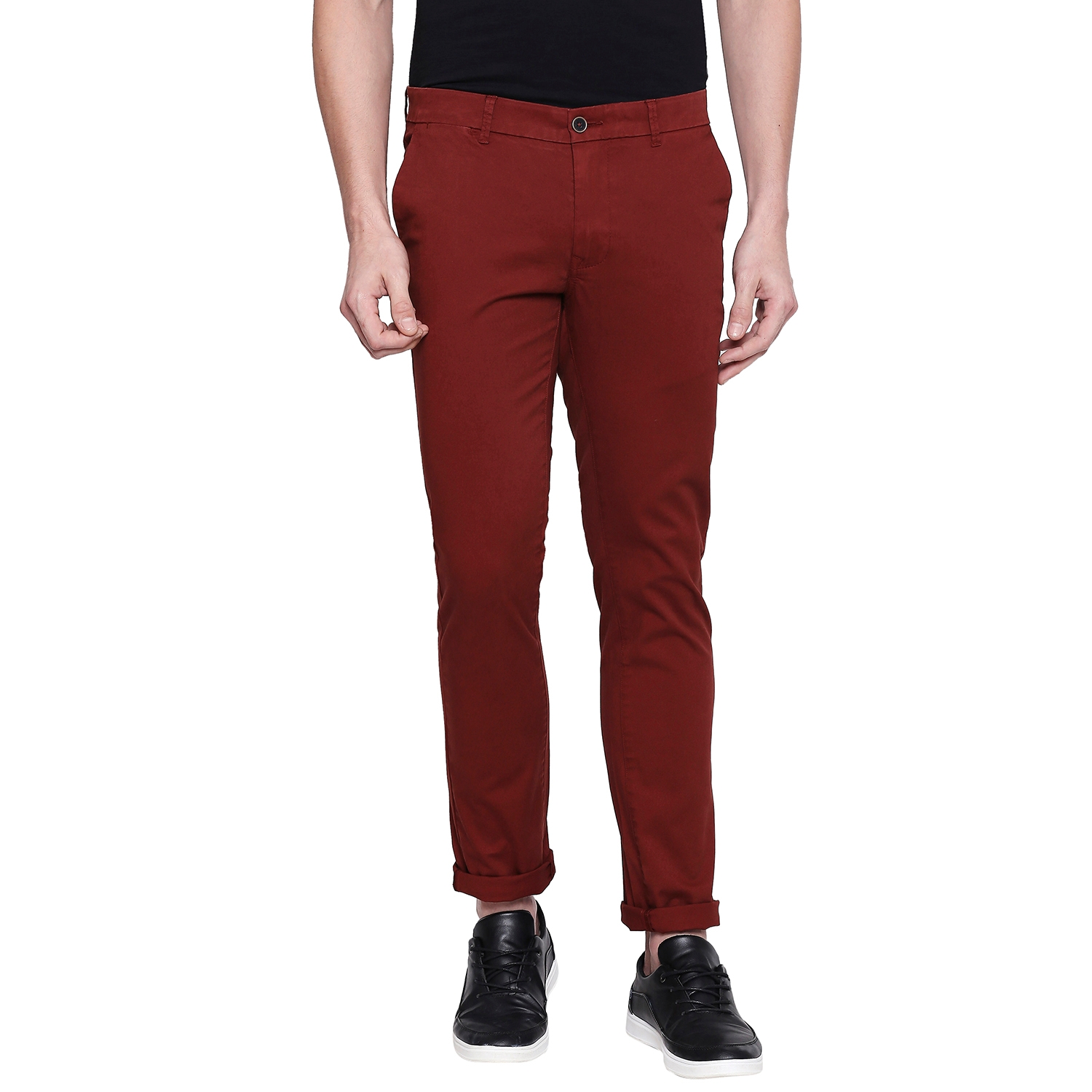 Basics | Basics Tapered Fit Sable Dyed Stretch Trouser