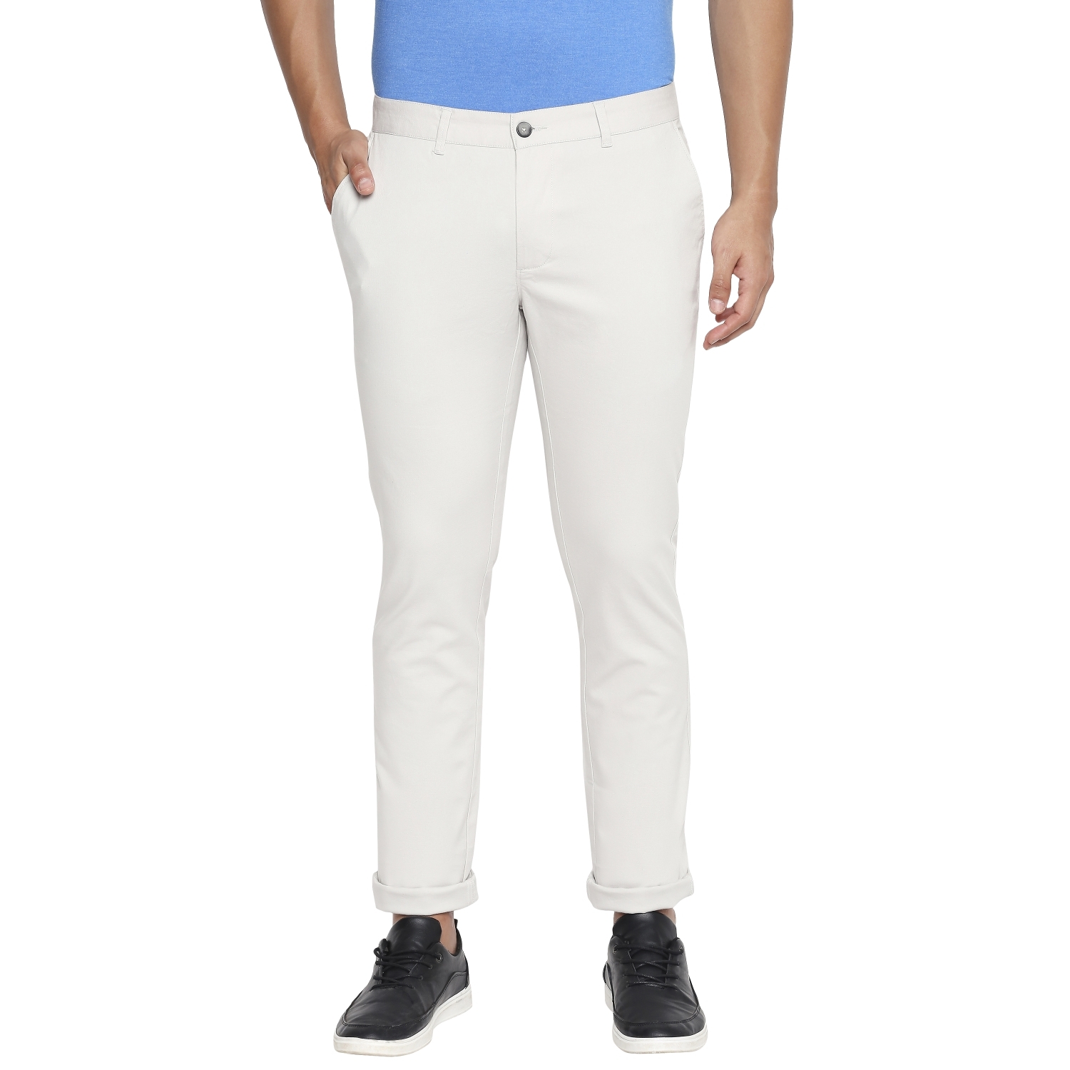 Basics | Basics Tapered Fit Vapor Blue Stretch Trouser