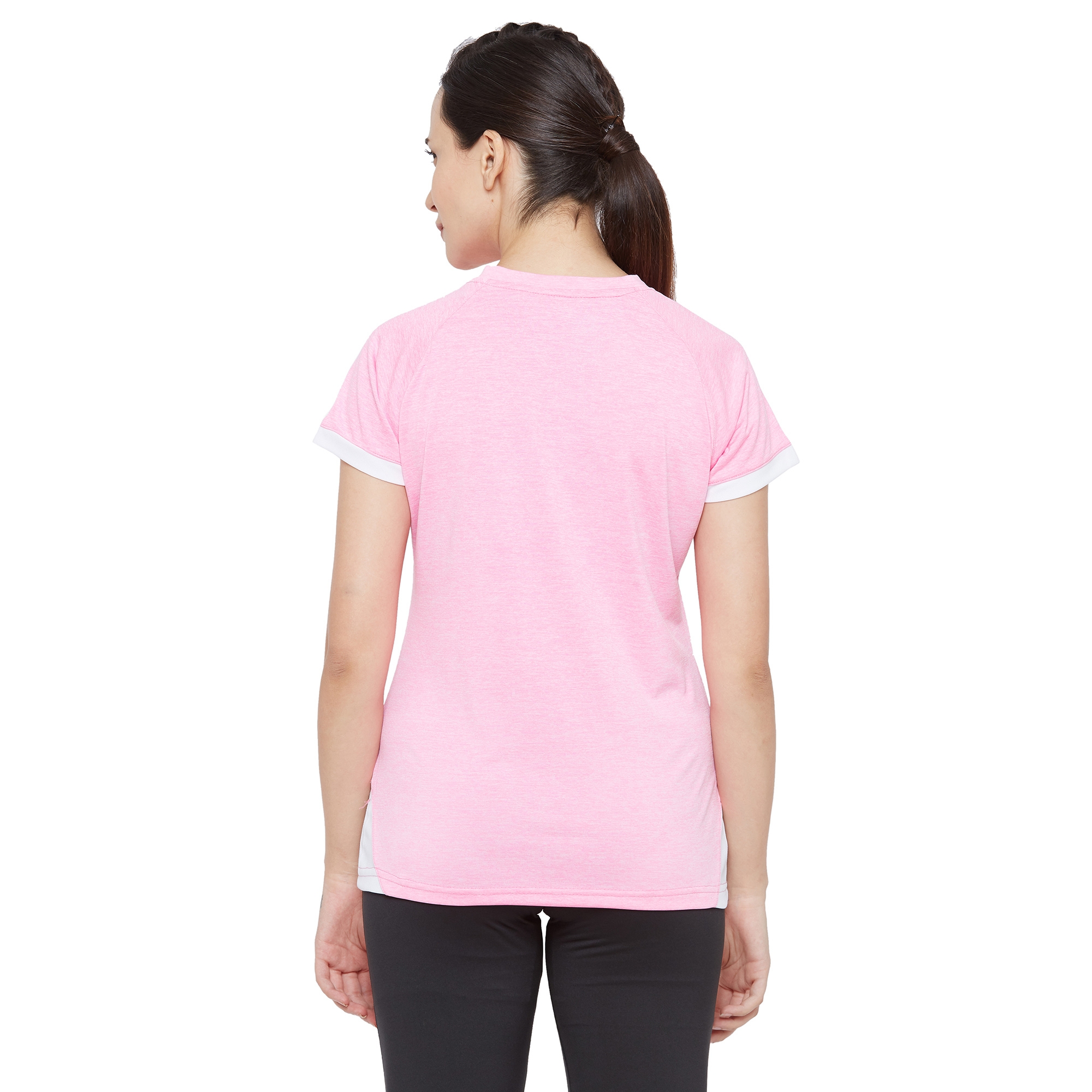 Black Panther Womens Pink Regular Fit Tshirts
