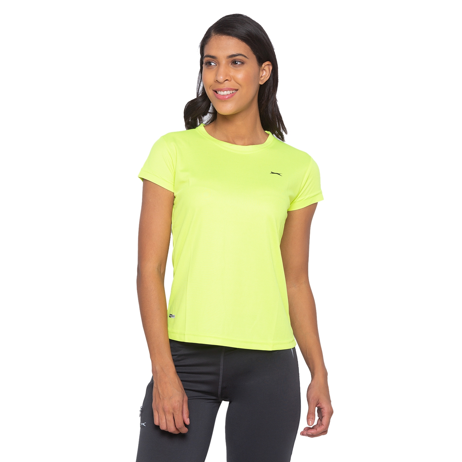 Black Panther Womens F Lime Regular Fit Tshirts