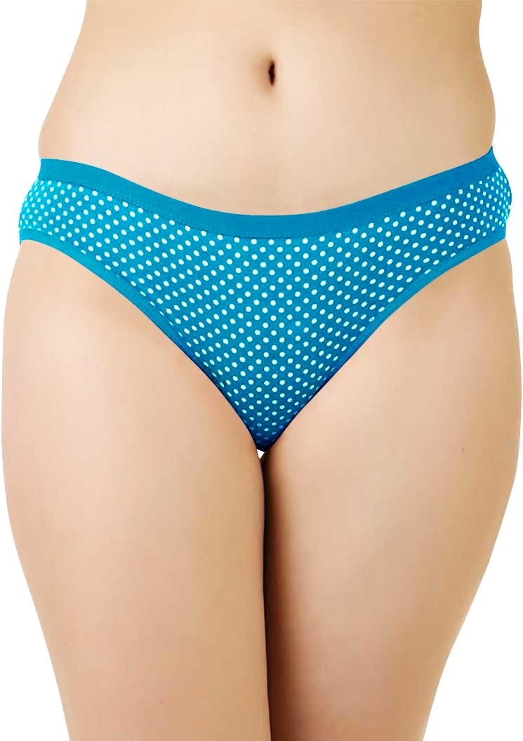 UrGear | UrGear Womens Sky Blue Printed Regular Fit Comfortable Panty - Pack of 1