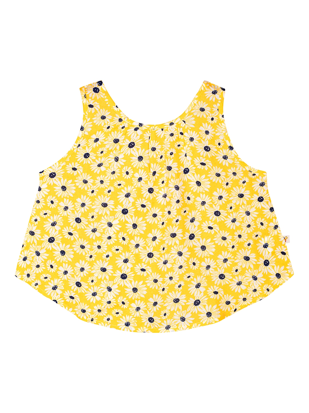 Budding Bees | Yellow Floral Top