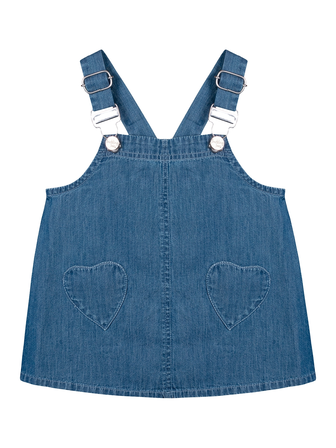 Budding Bees | Blue Solid Dress