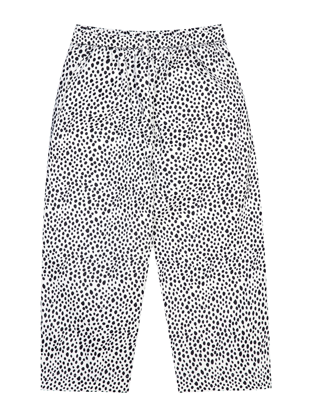 Budding Bees Girls Corduroy Printed Pant With Belt