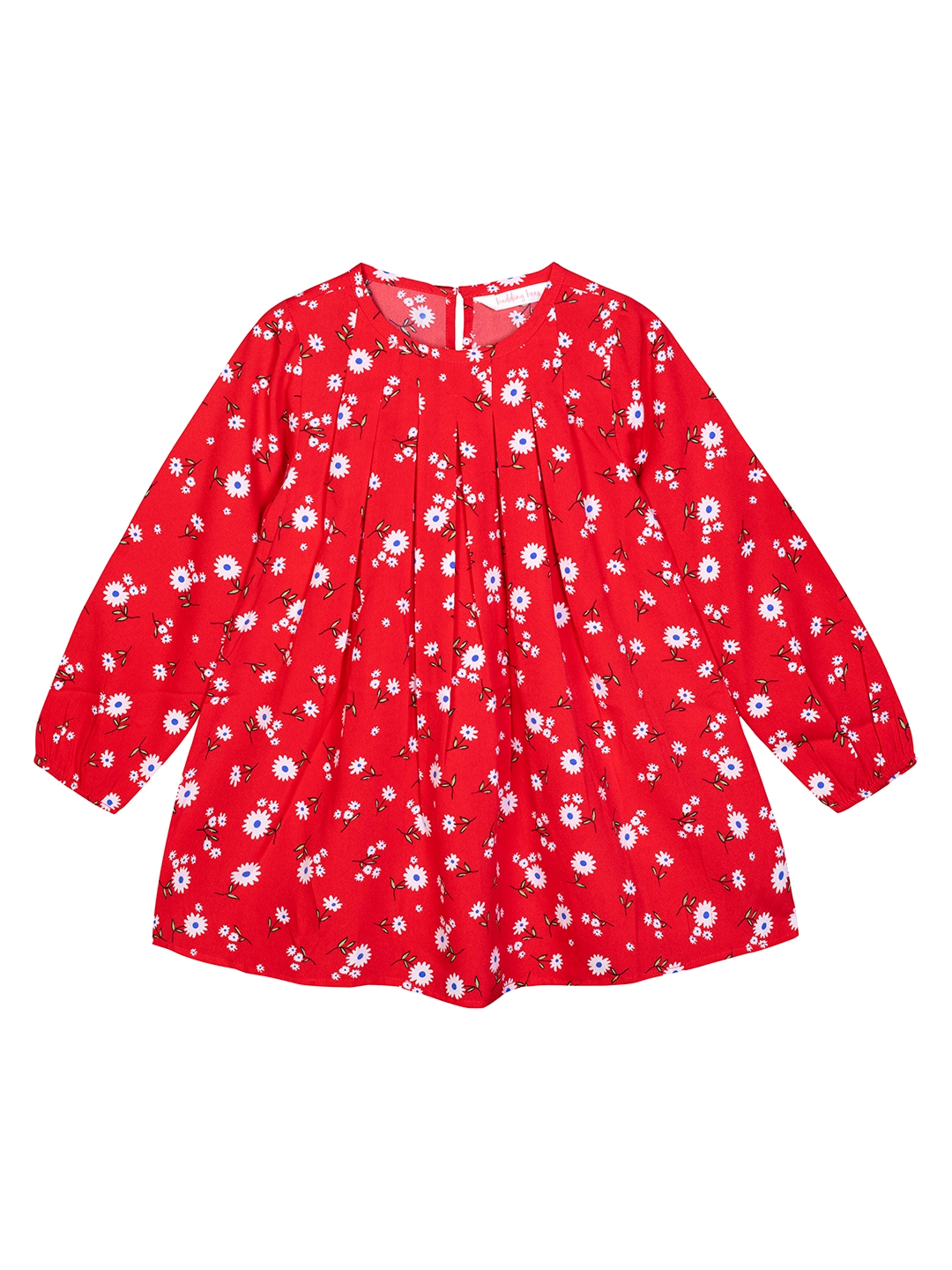 Budding Bees | Red Floral Top