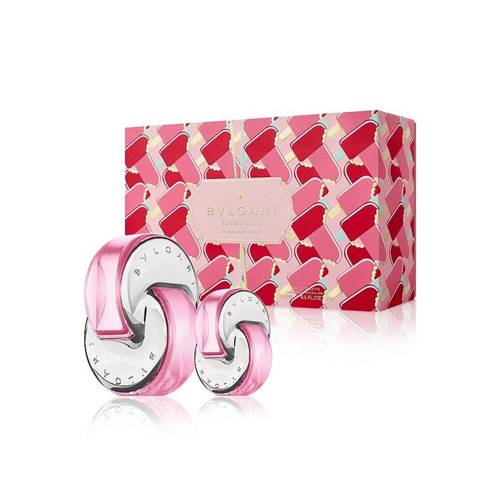 Bvlgari | Pink Sapphire Gift Set (Eau De Toilette 65 ML And Eau De Toilette 15 ML)