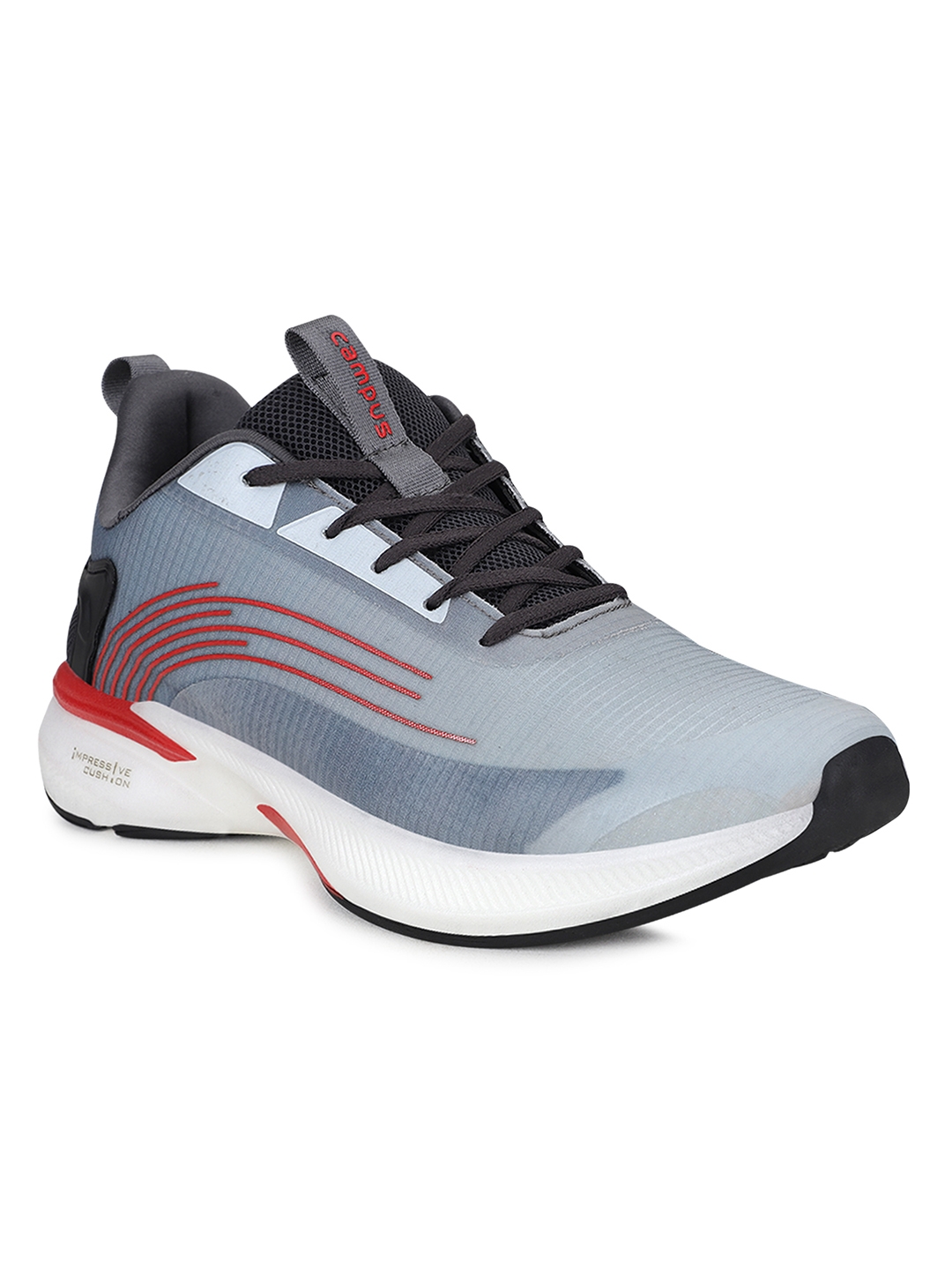 Campus Shoes | Grey Fiesta Running Shoes