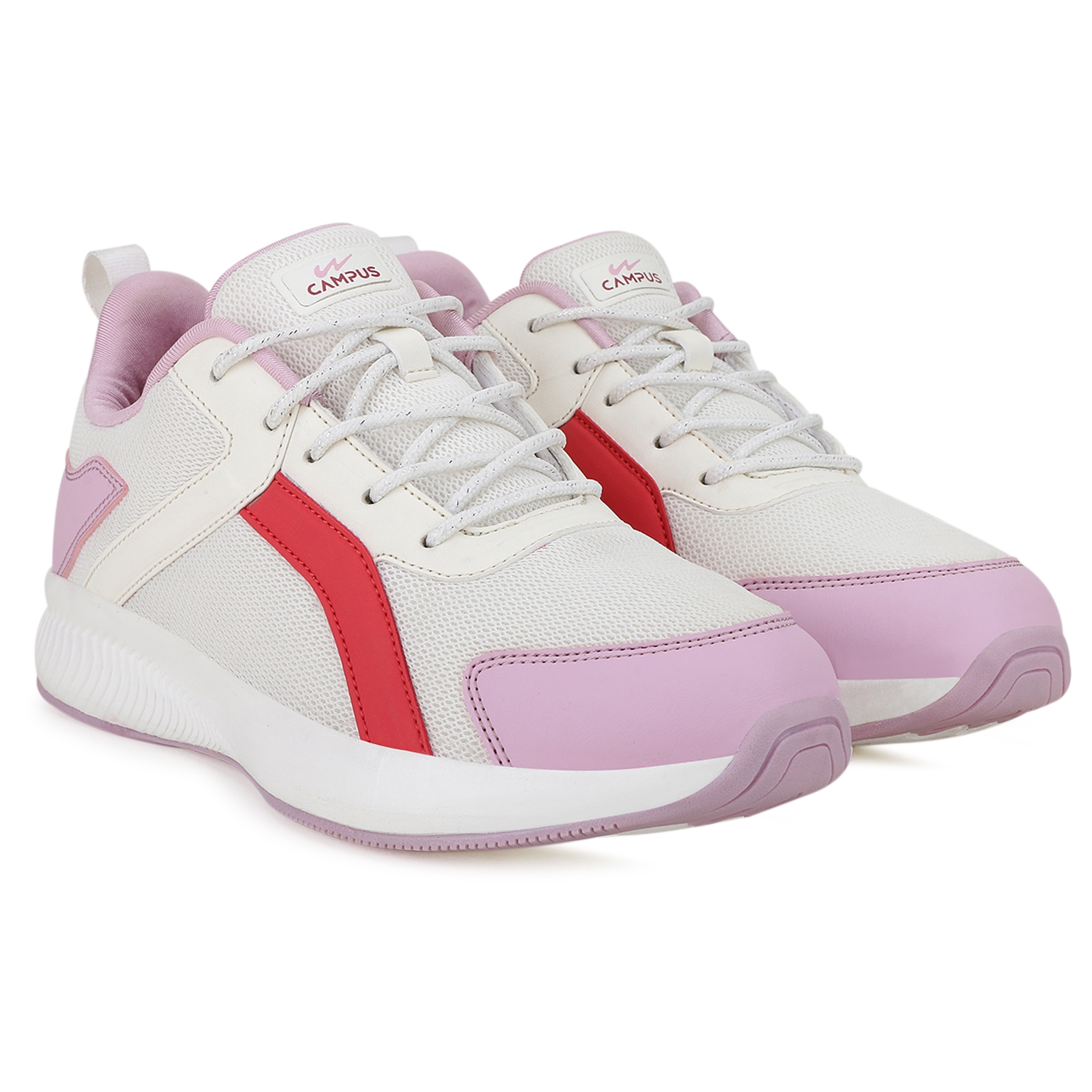 Campus Shoes | White Krystal Running Shoes