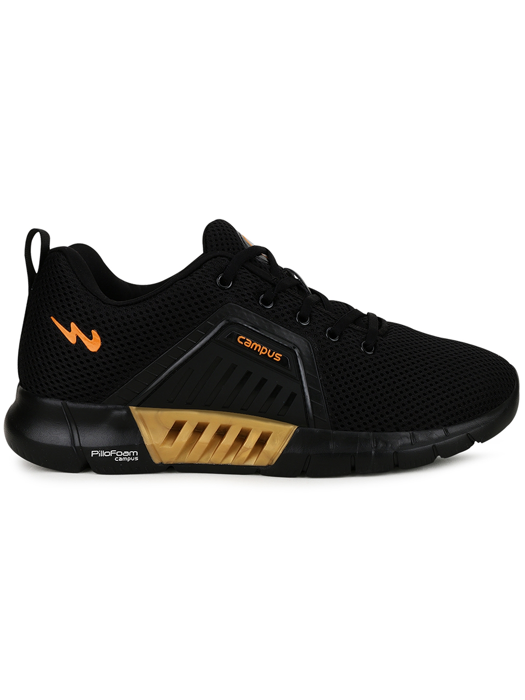 Campus Shoes | Black Center Running Shoes