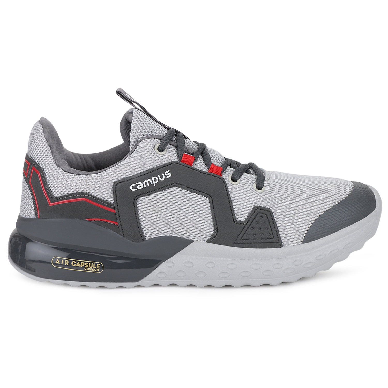 Campus Shoes | Light Grey Patrik Pro Running Shoes