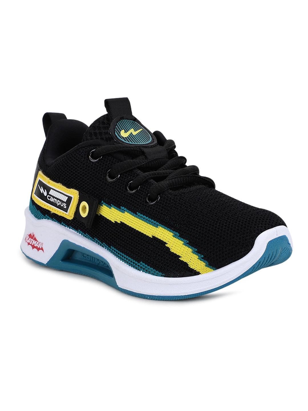 Campus Shoes | Black Hm-501 Running Shoes