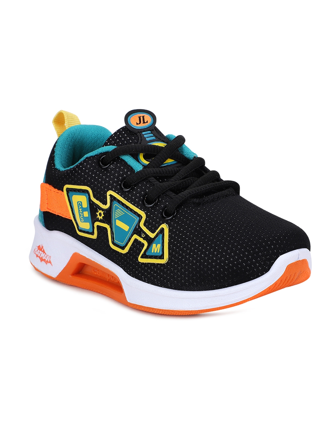 Campus Shoes | Black Hm-506 Running Shoes