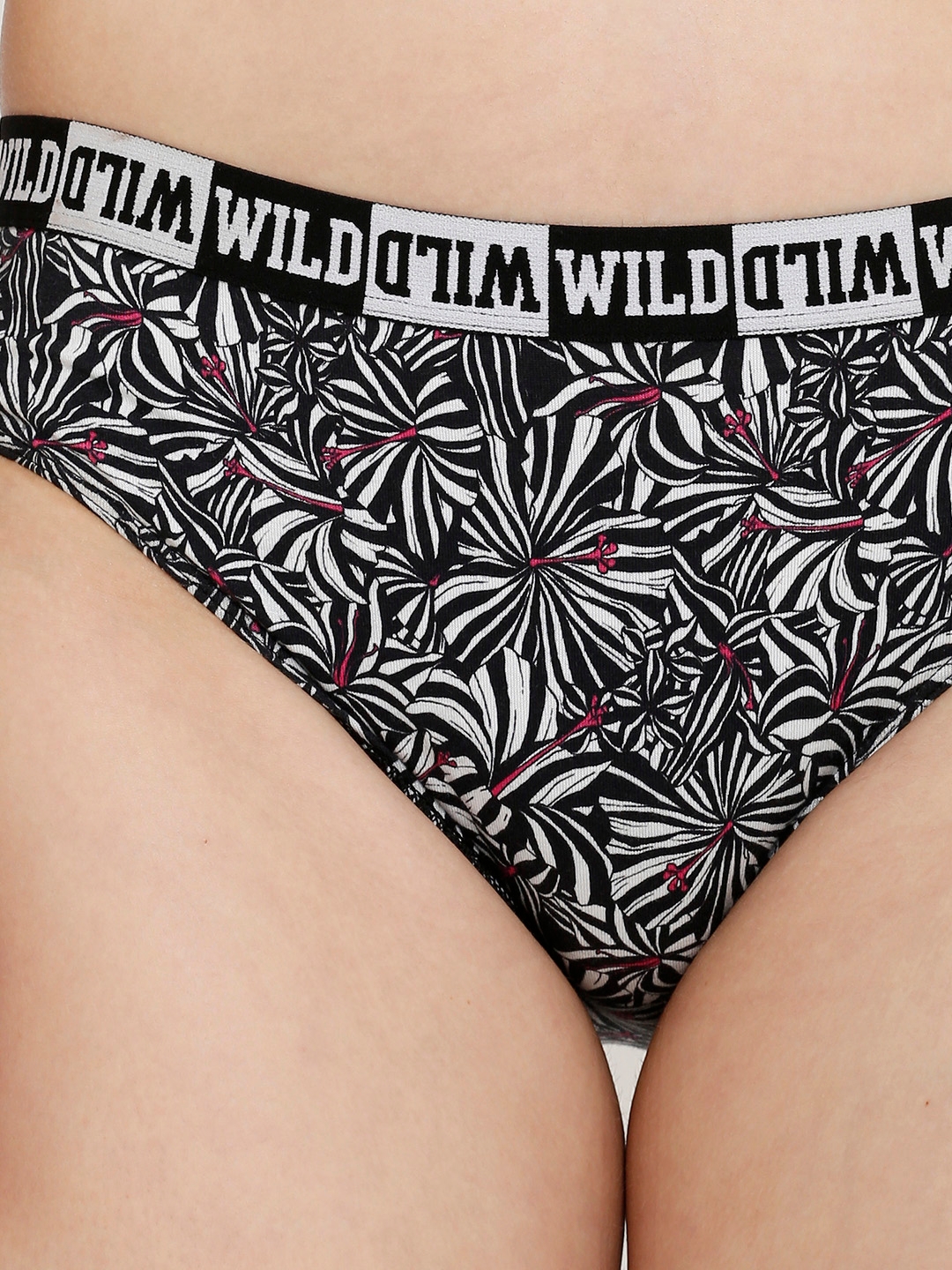 Candyskin MTV Zebra Printed Midrise Bikini Panty