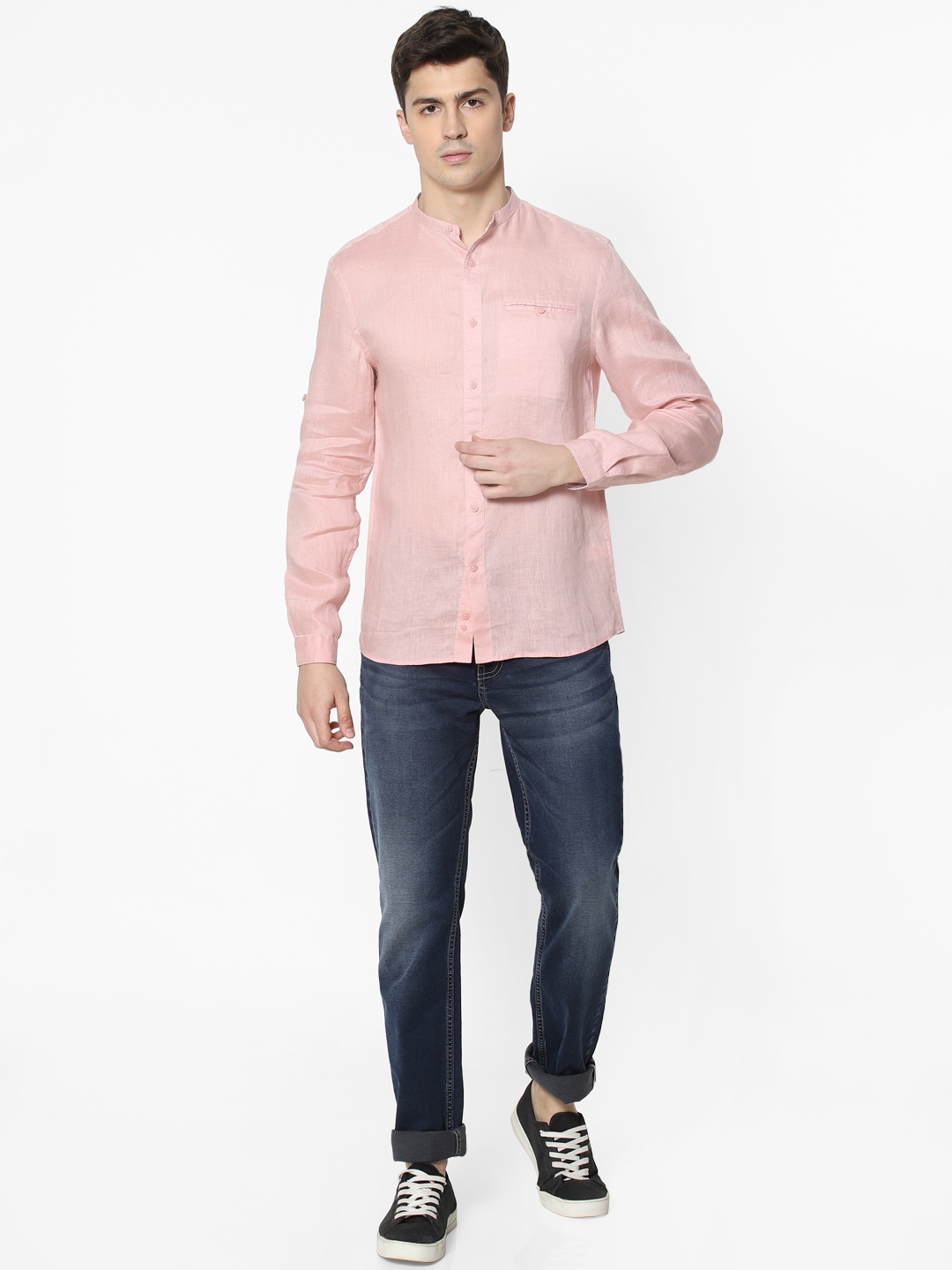 celio | 100% Cotton Pink Casual Shirt