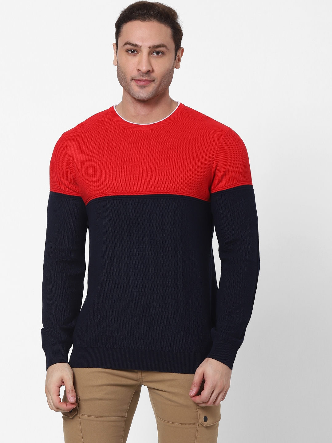 celio | 100% Cotton Red Sweater