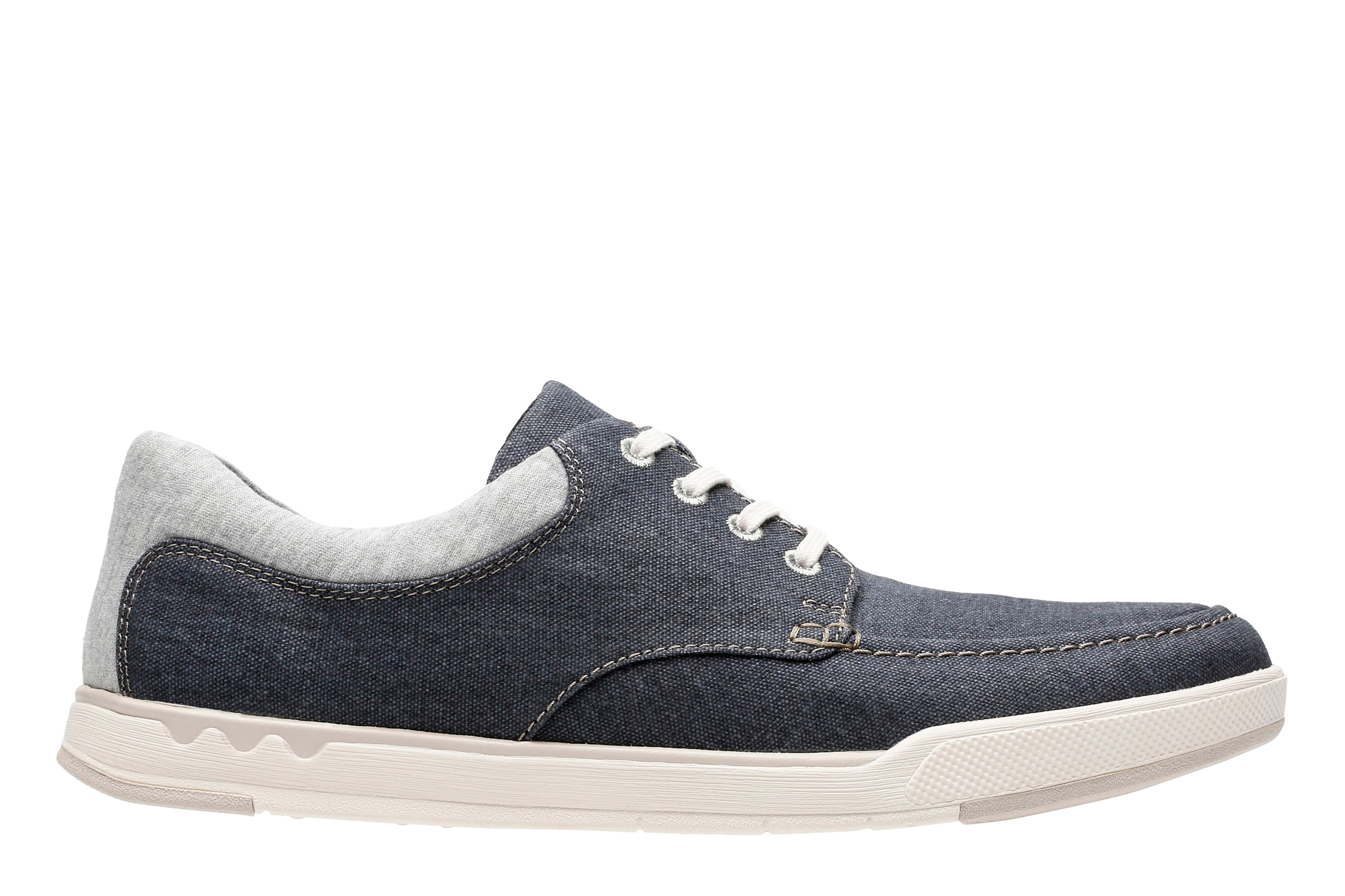 Clarks | Step Isle Lace Navy Canvas Casual Lace-ups 