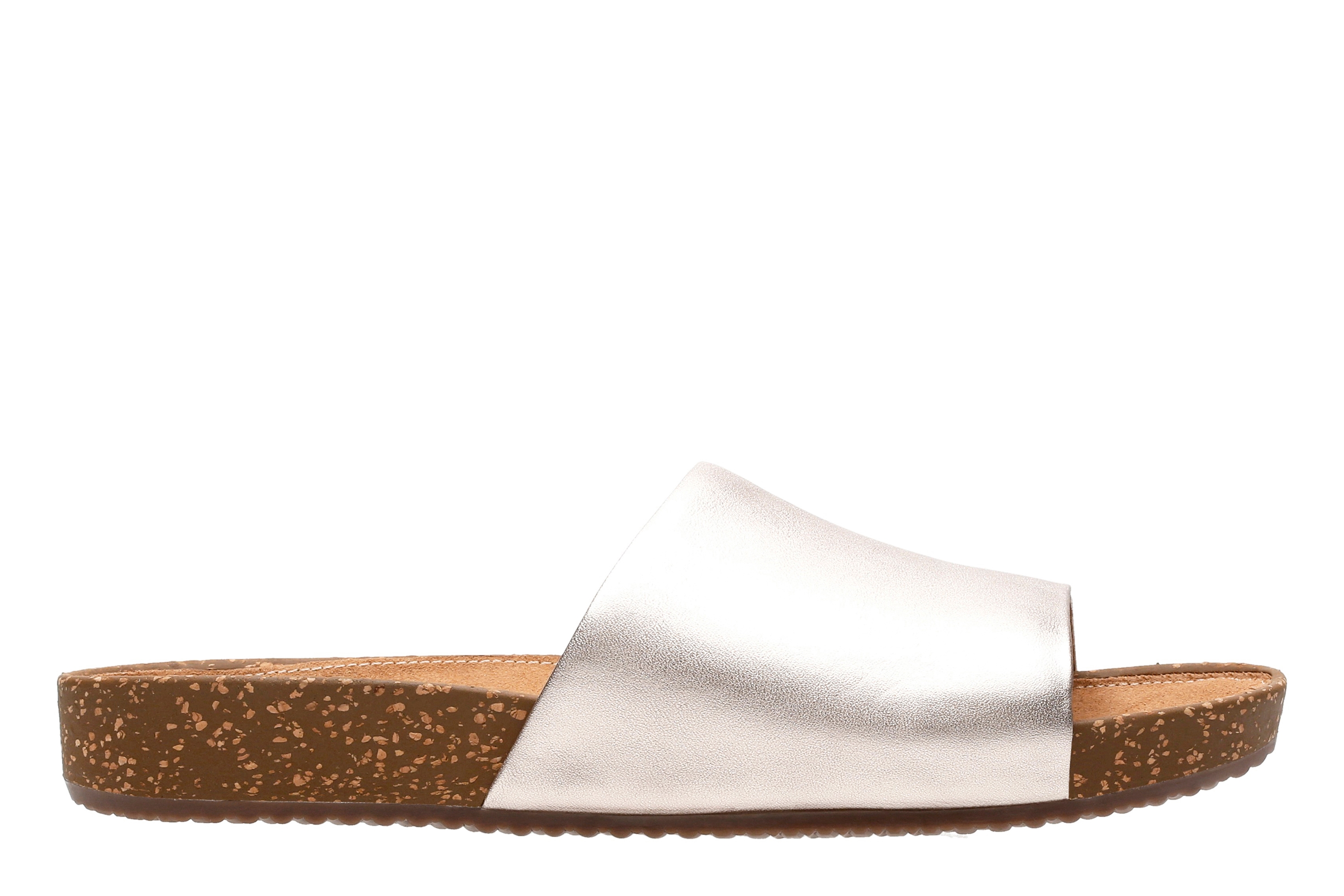 Clarks | Rosilla Hollis Gold Metallic Flat Sandals