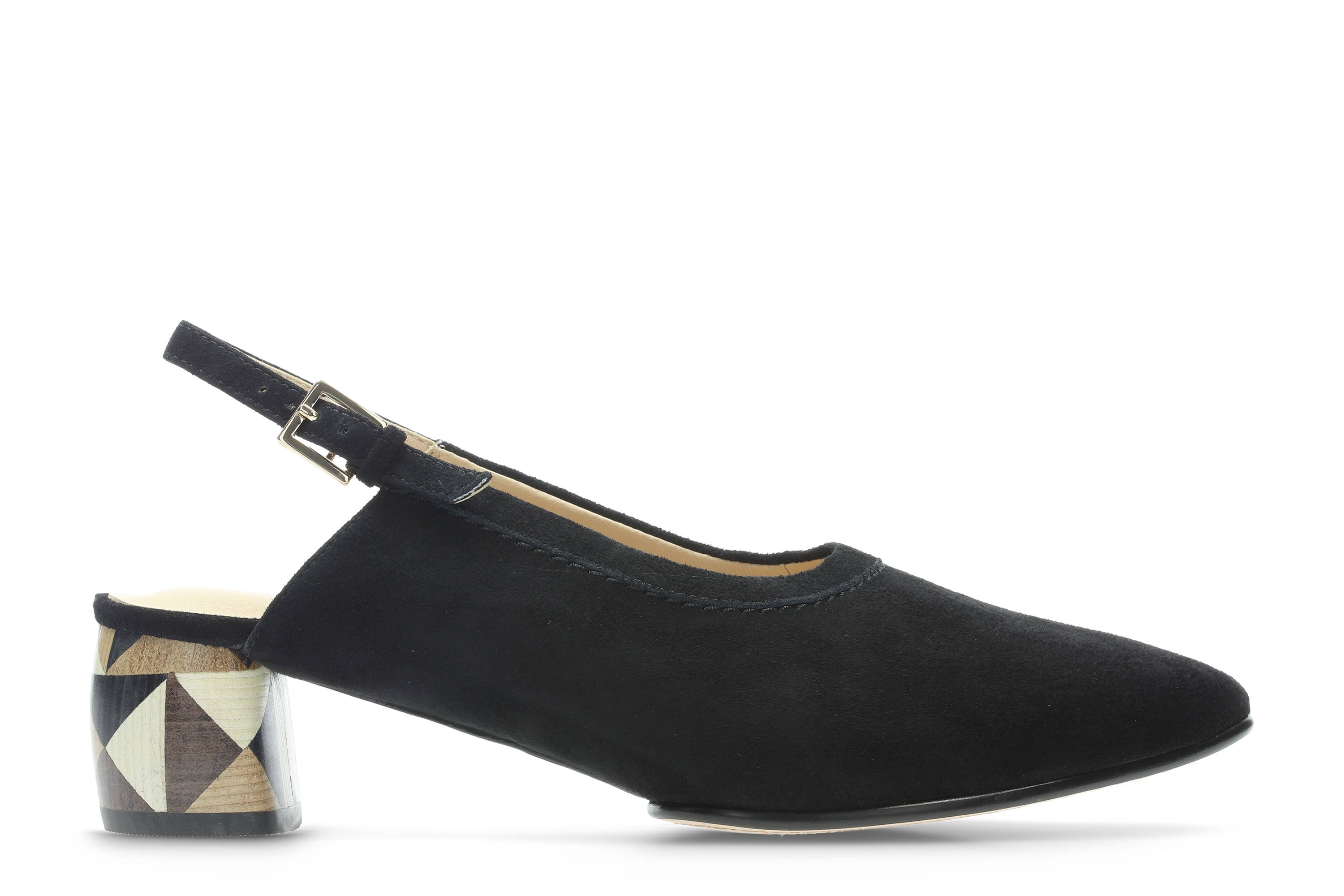 Clarks | Grace Amelia Black Sde Court Shoes