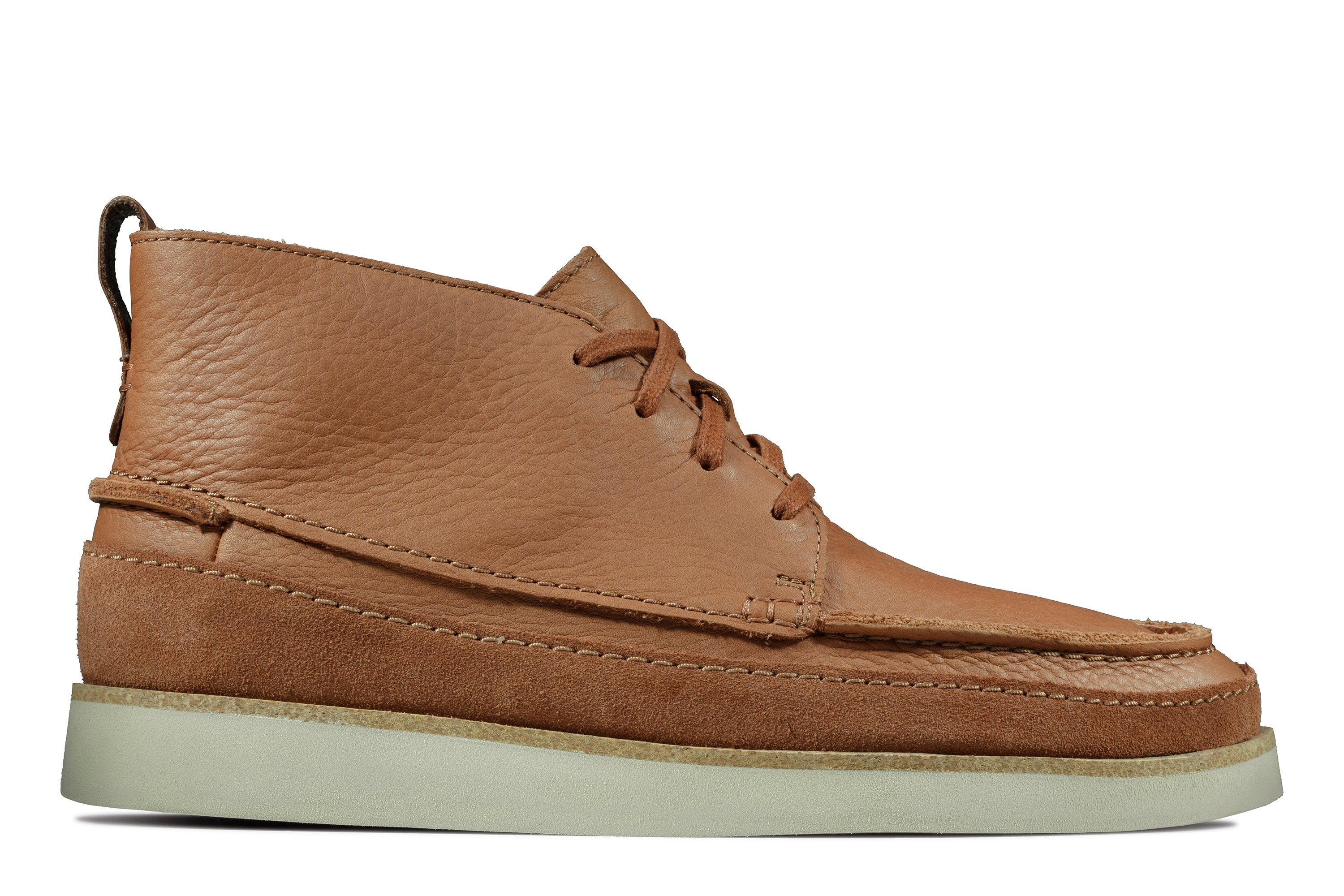 Clarks | Ashridge Craft Tan Leather Ankle Boots
