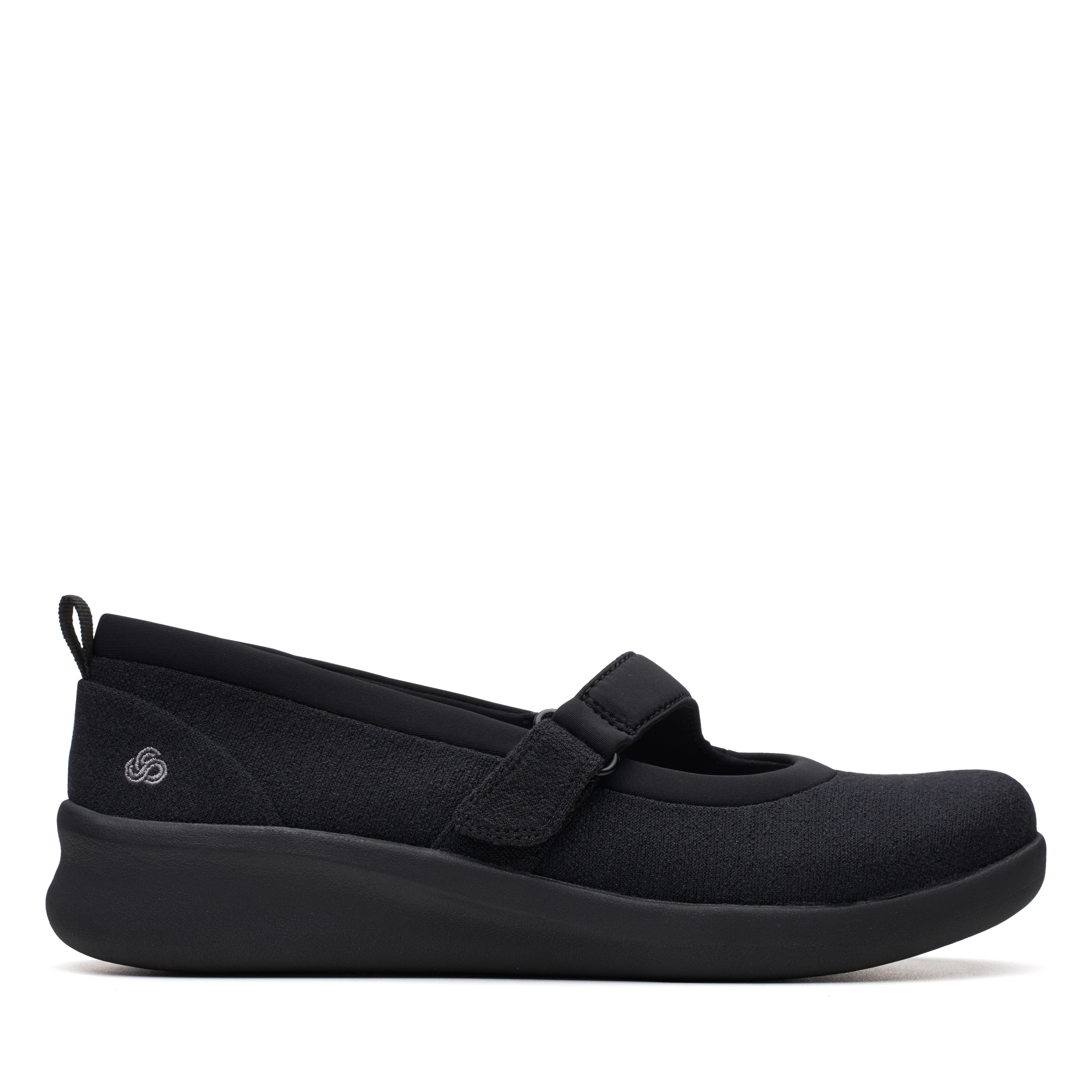 Clarks | Sillian2.0Soul Black Textile Slip On shoes