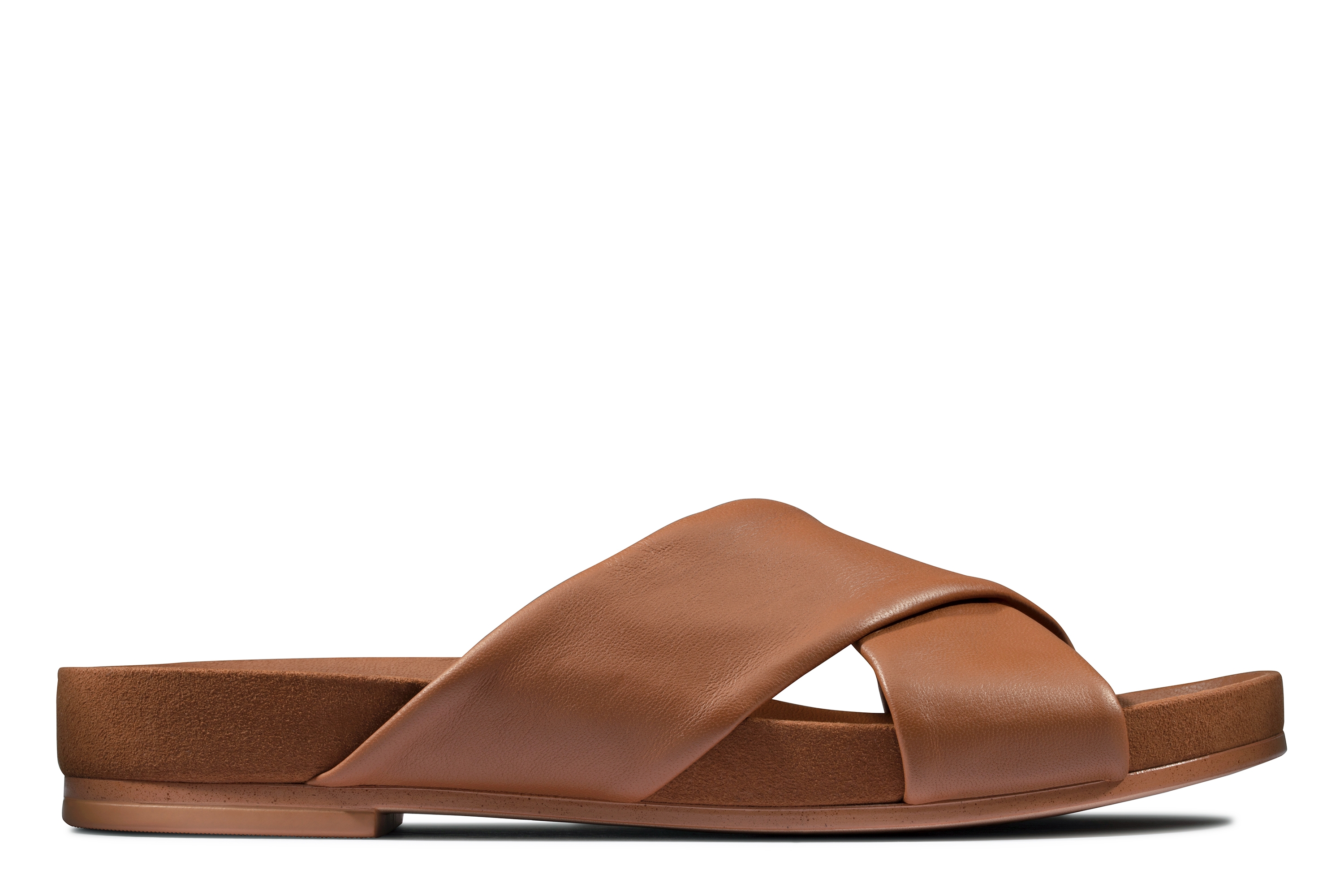 Clarks | Pure Cross Tan Flat Sandals