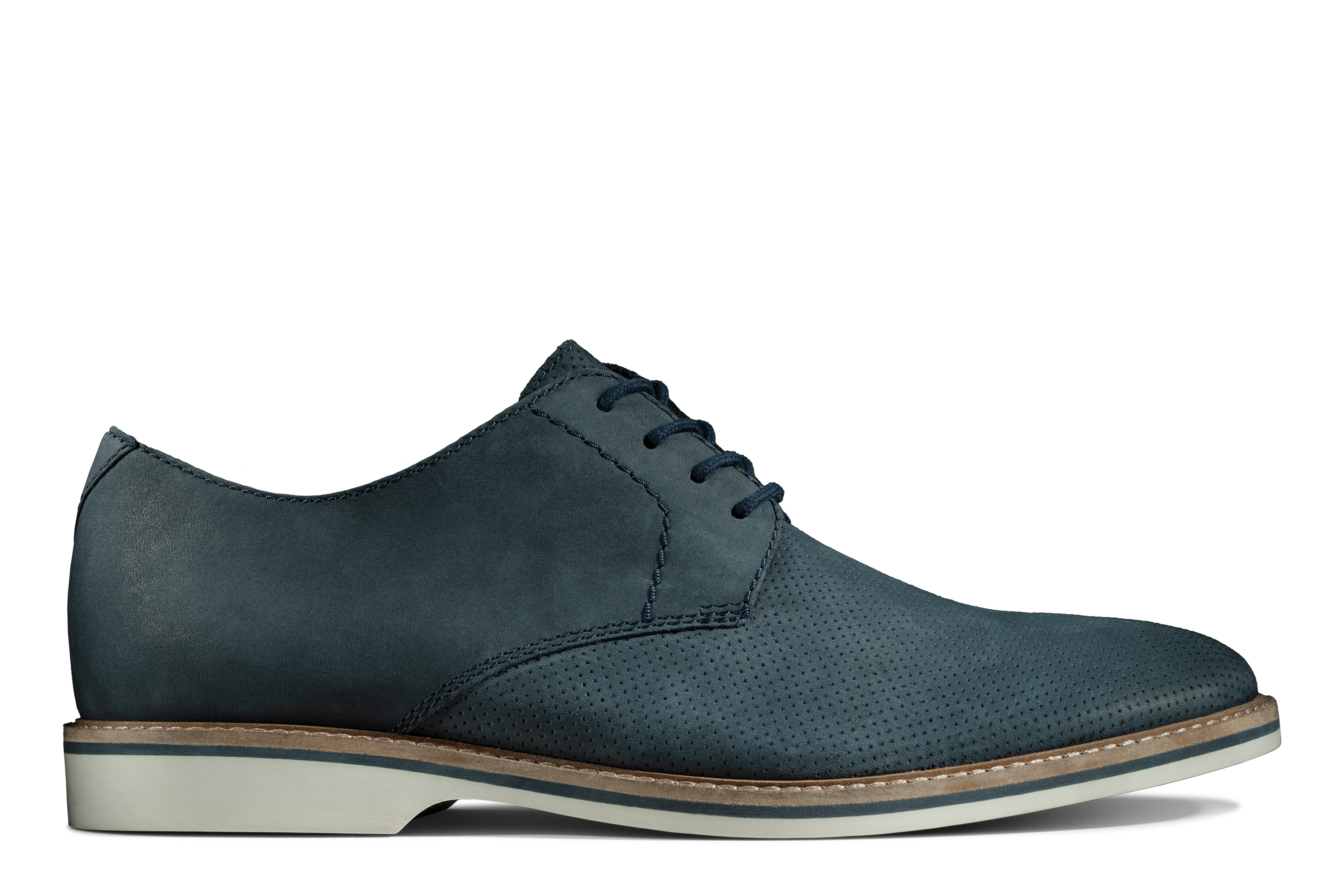 Clarks | Atticus Lace Navy Derby Shoes