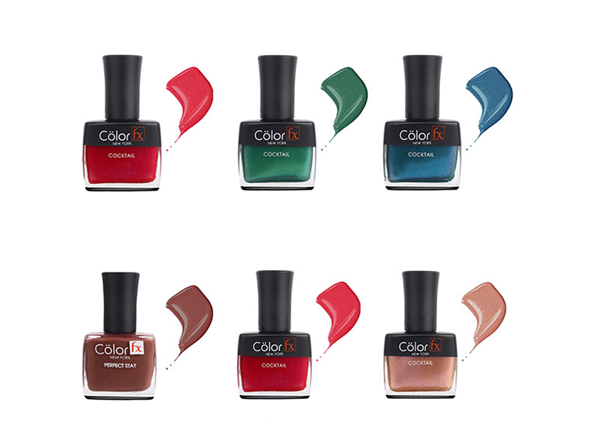 Color Fx | Color Fx Nail Enamel Club collection Pack of 6