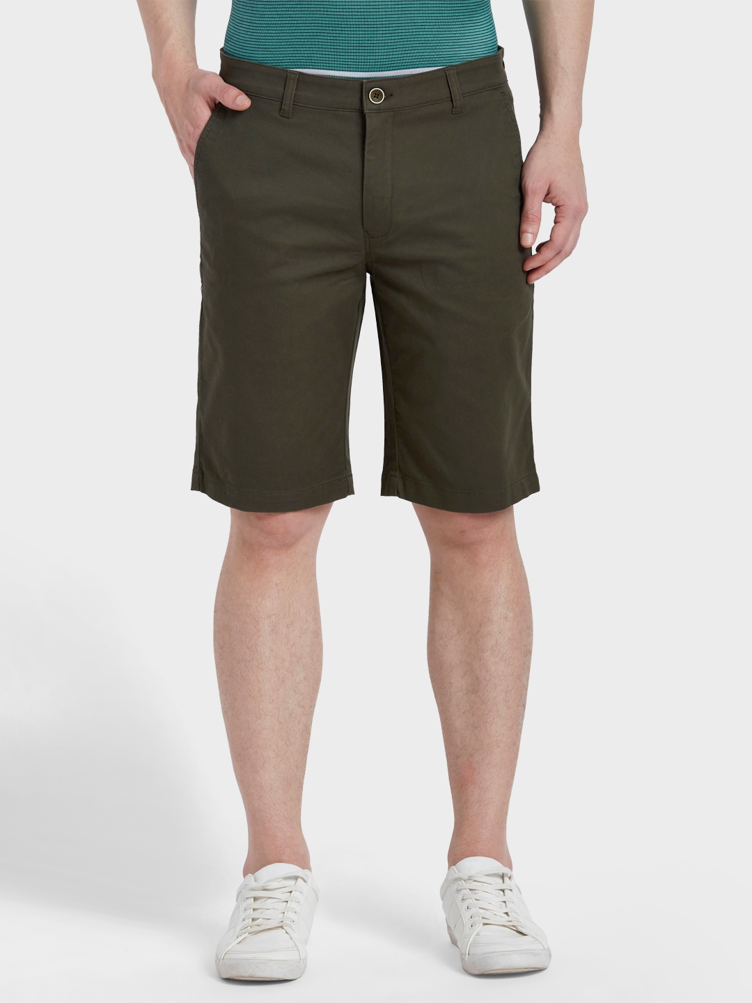 ColorPlus | ColorPlus Dark Green Shorts