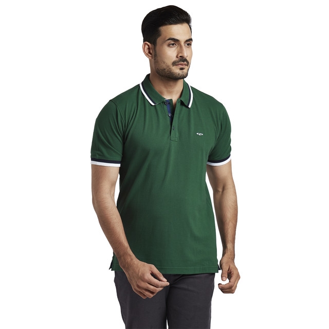 ColorPlus | ColorPlus Dark Green Tailored Fit T-Shirt