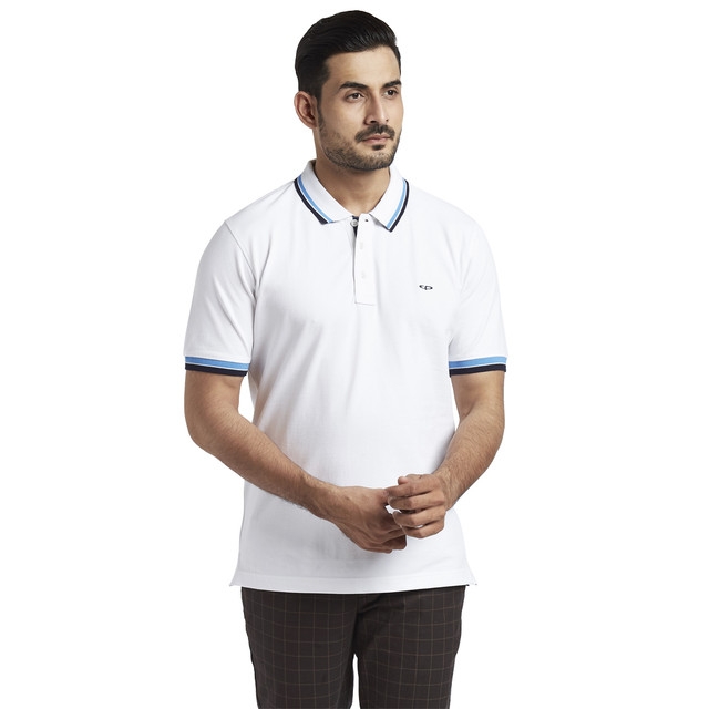 ColorPlus | ColorPlus White Tailored Fit T-Shirt