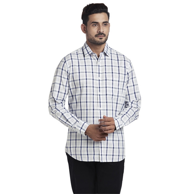ColorPlus White Tailored Fit Shirt