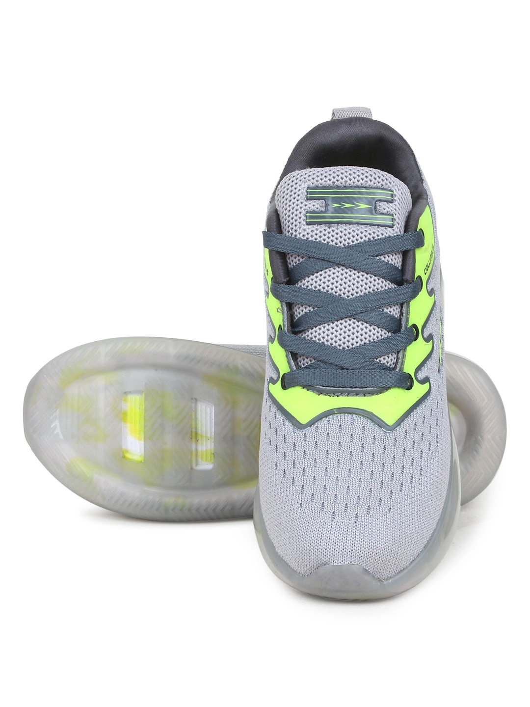 Columbus Sports | Columbus ELEVATE-L.GREY P.GREEN Running Shoes For Boys 2