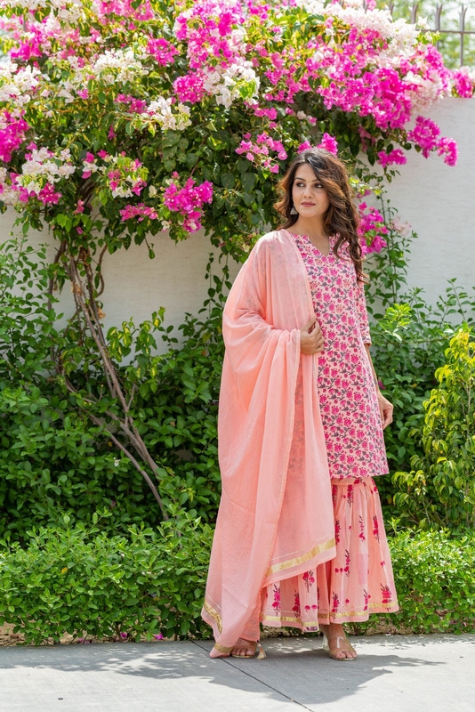 Crafted for You | Pink Printed Ethnic Sets